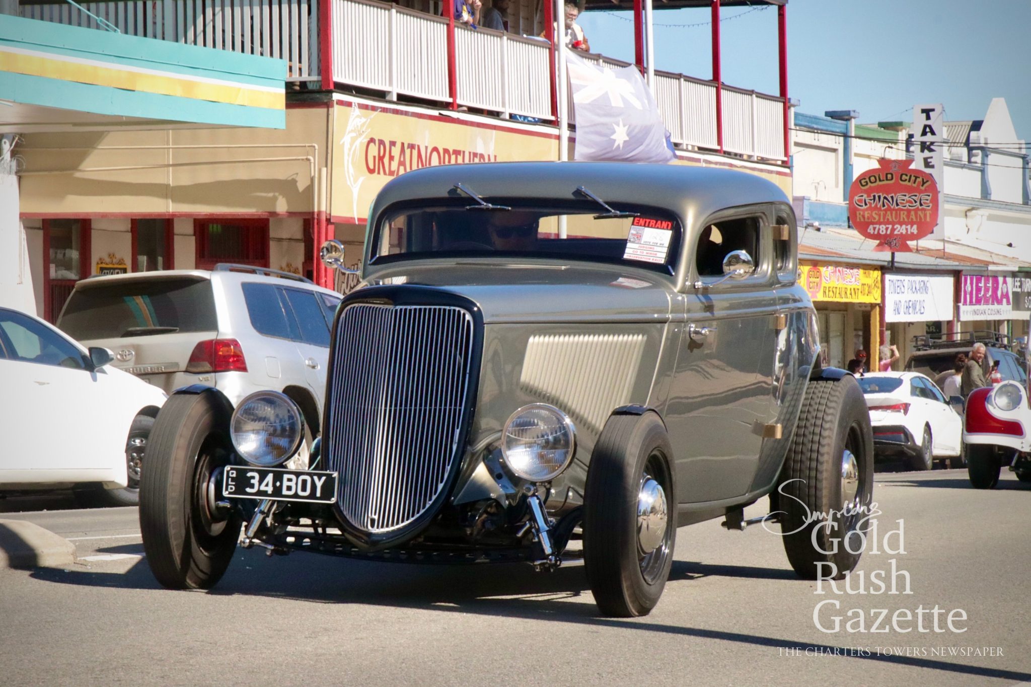 The 2026 Saturday Motor Show & Swap Meet Super Cruise down Gill Street