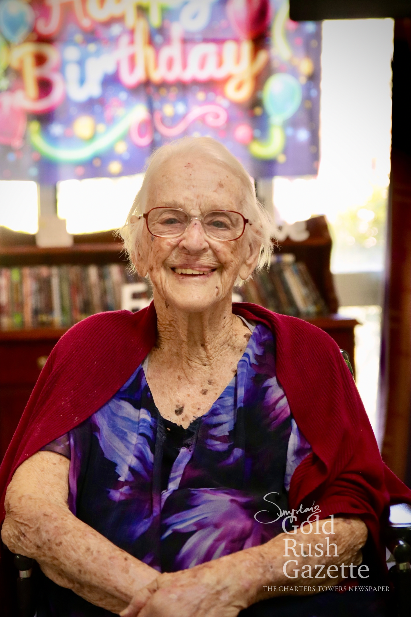 Irene Thomson celebrating her 104th birthday event at Eventide (2026)