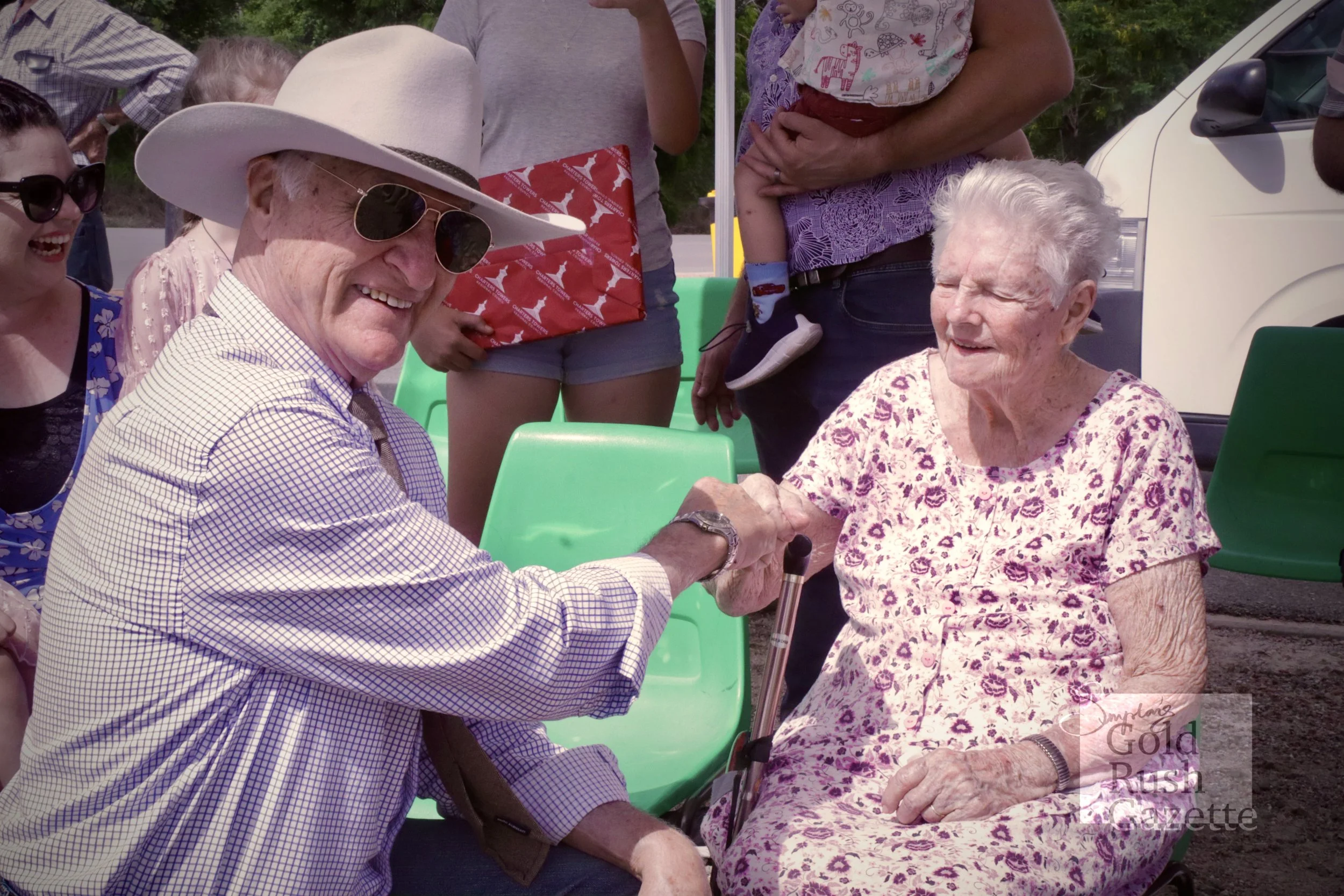 The tree planting ceremony for Doris Crack held at Towers Hill by the Charters Towers Regional Council (2023)