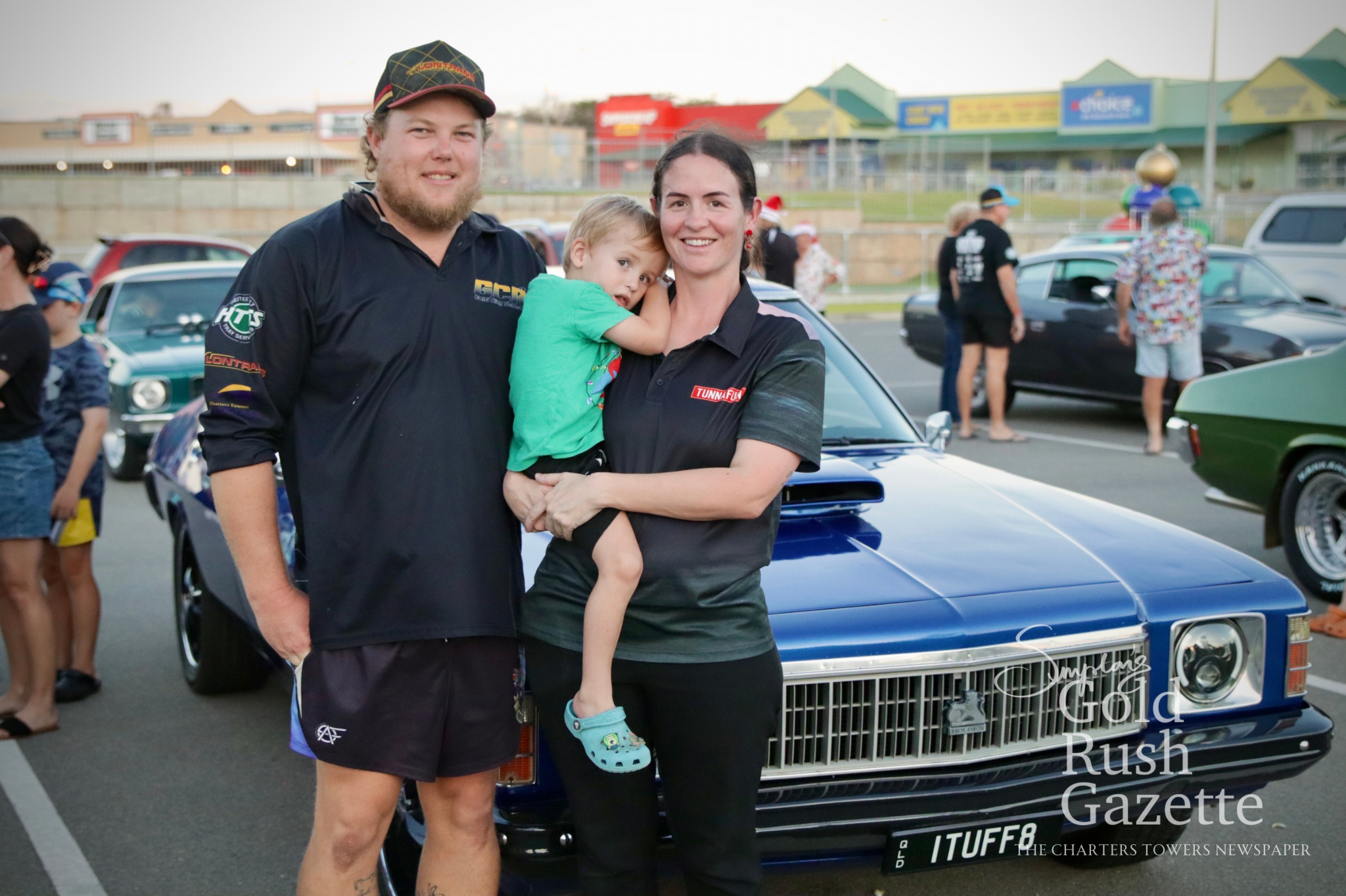 The annual Gold City Raceway Christmas Light Cruise at Poppet Head Plaza within Goldtower Central (2025)