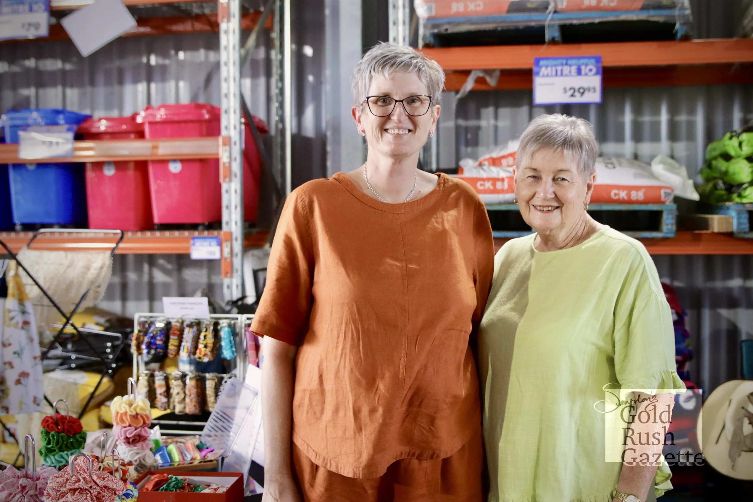 Stalls at the 2024 Hollimans Mitre 10 Christmas Markets at Goldtower Central