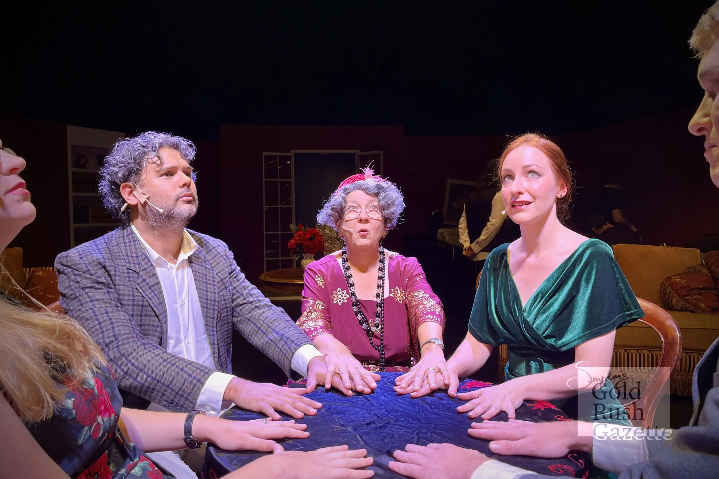 Towers Players presents Blithe Spirit live on stage at the World Theatre Charters Towers (2023)