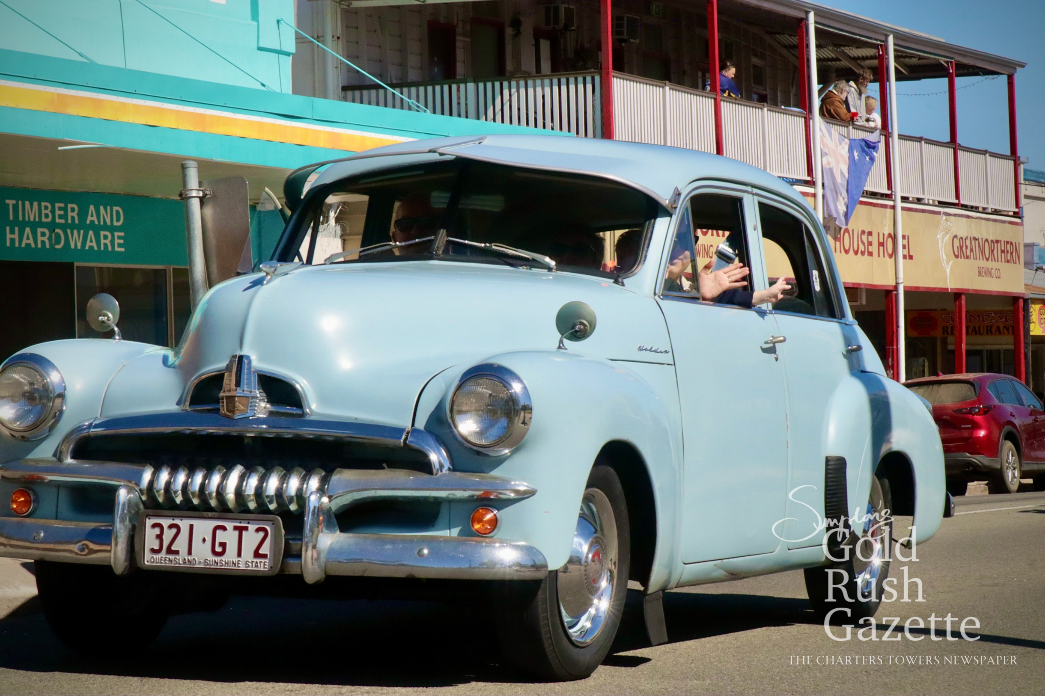 The 2026 Saturday Motor Show & Swap Meet Super Cruise down Gill Street