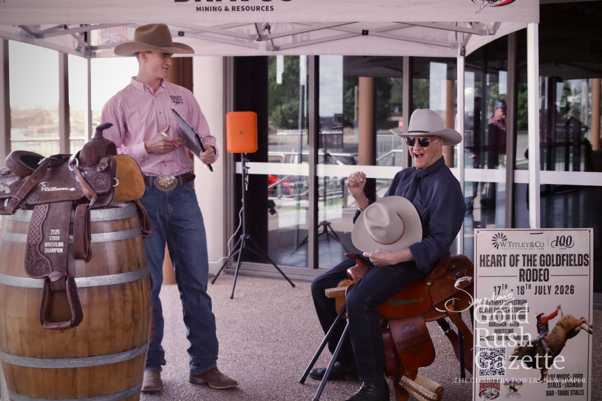The 2026 W Titley & Co Heart of the Goldfields Rodeo media launch event at Goldtower Central