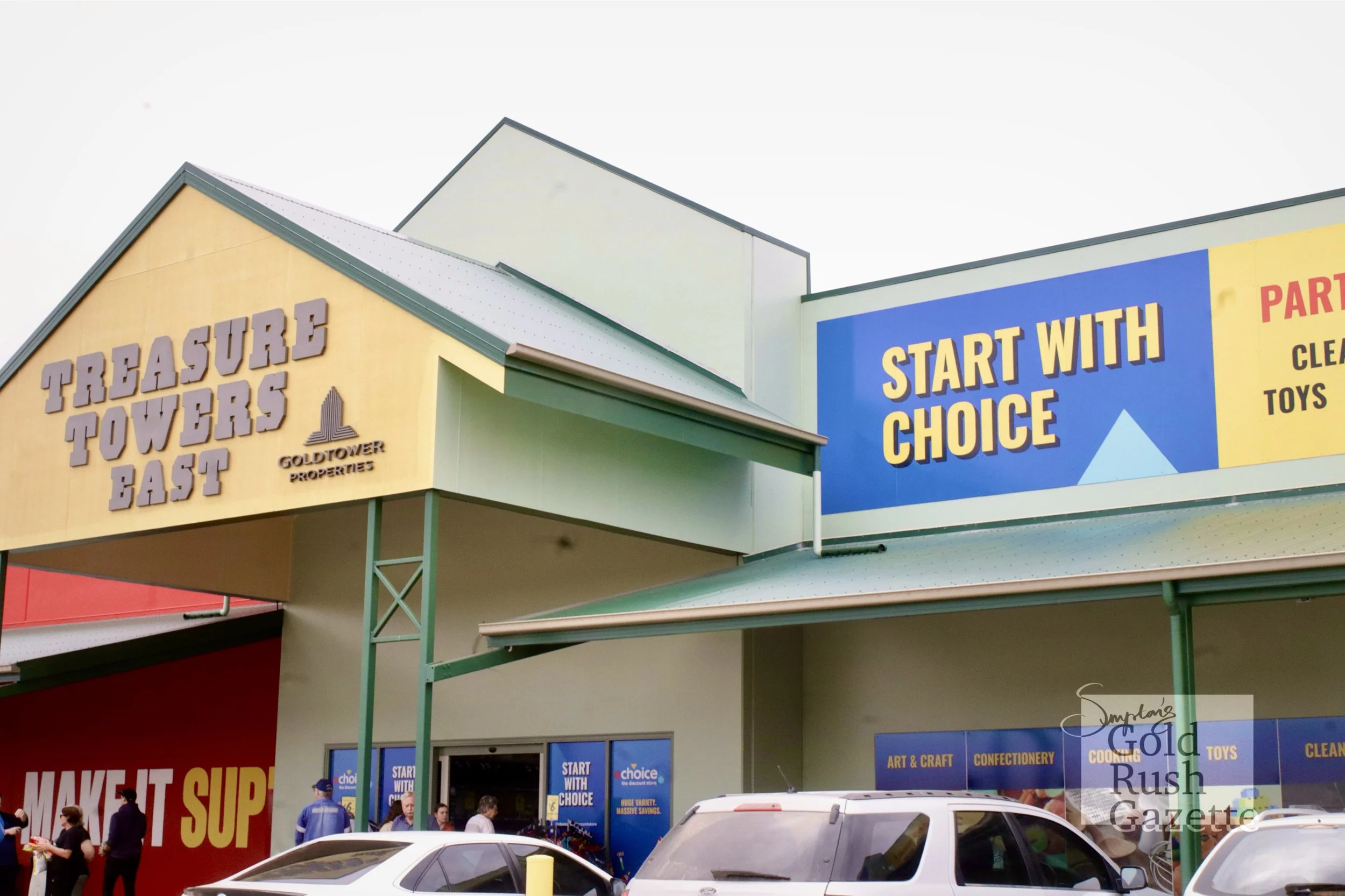 The opening of Choice The Discount Store at Treasure Towers East within the Goldtower Precinct (2024)