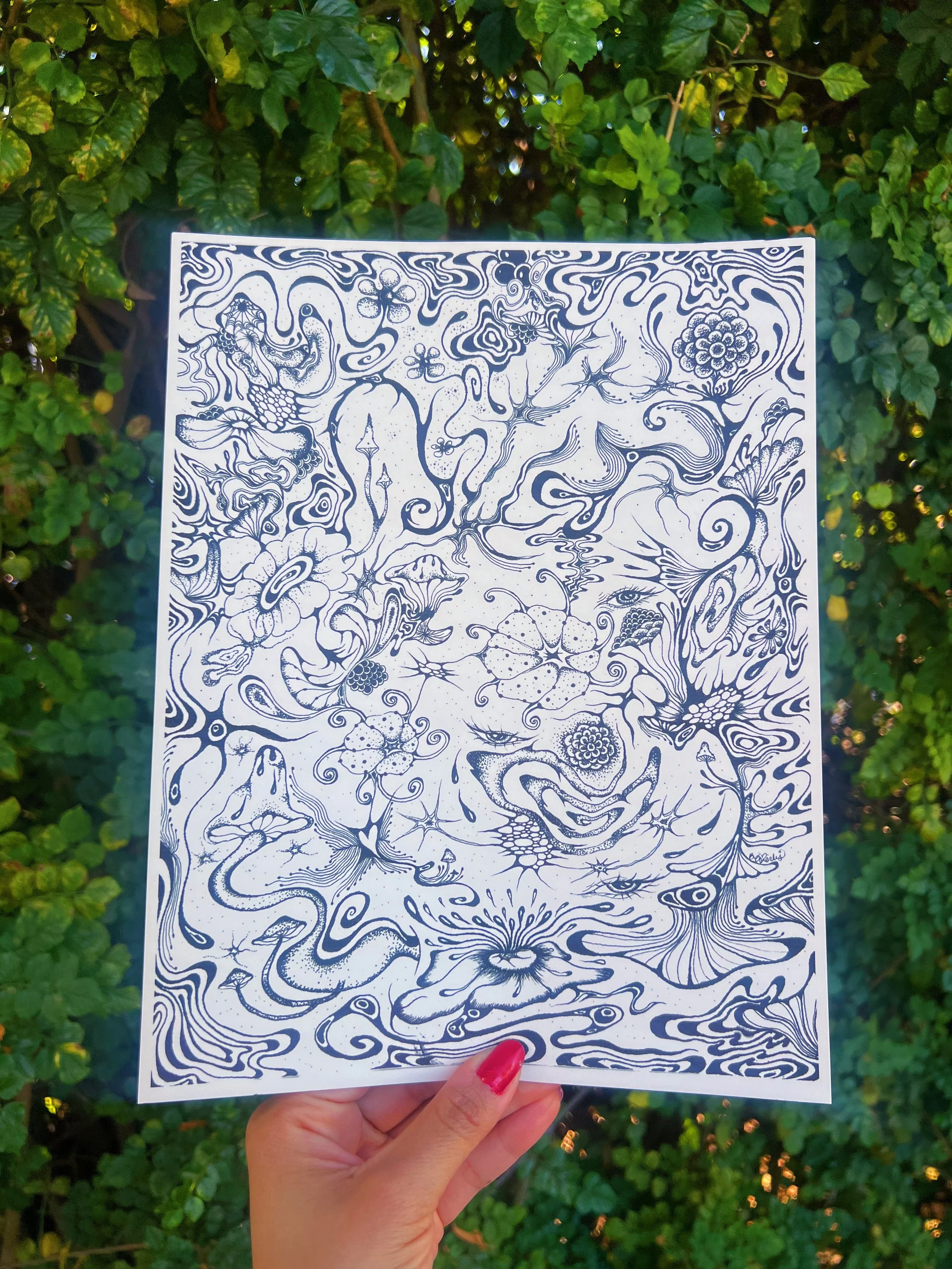 February Daze; Print