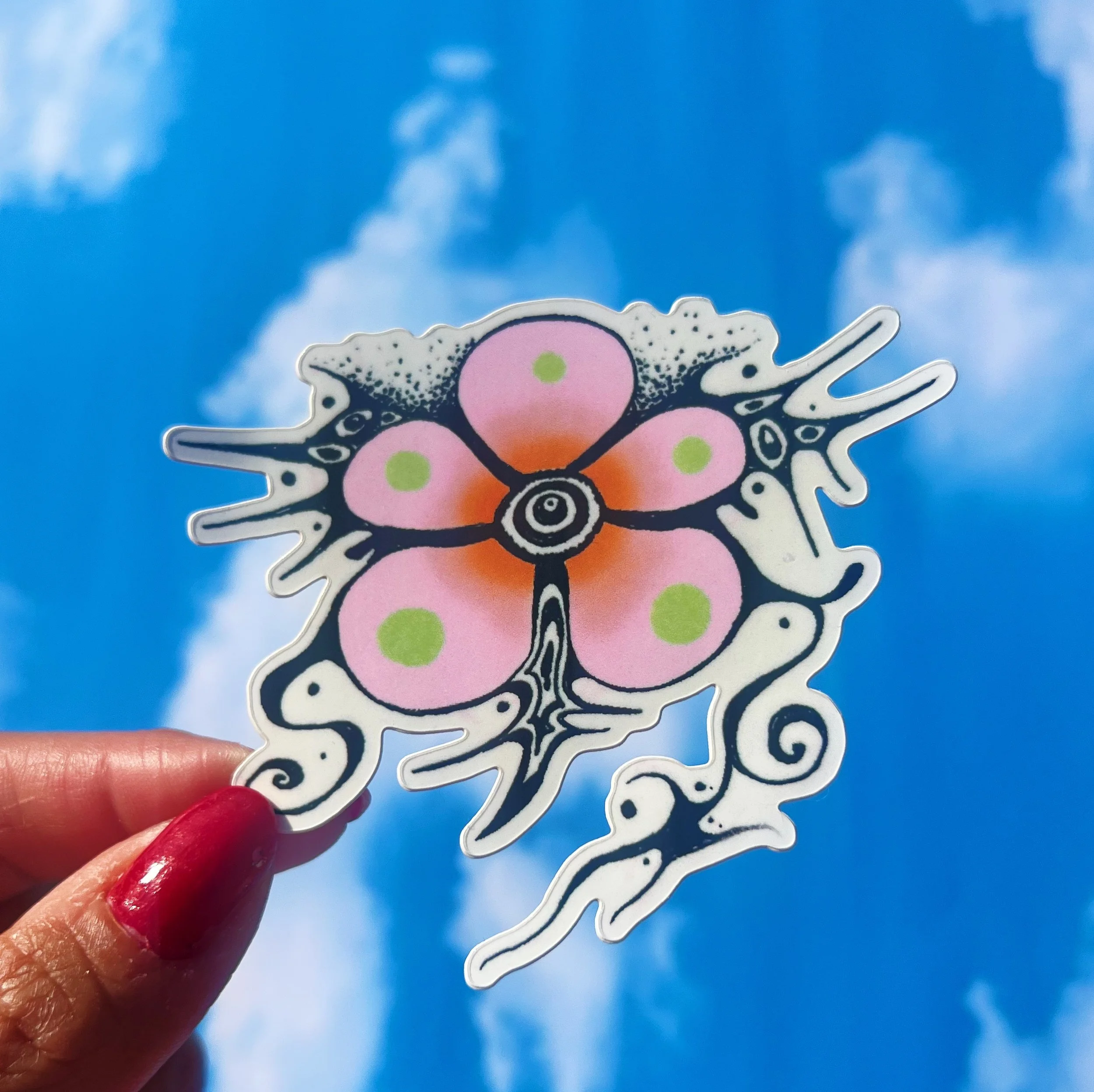 Pinky; Matte sticker