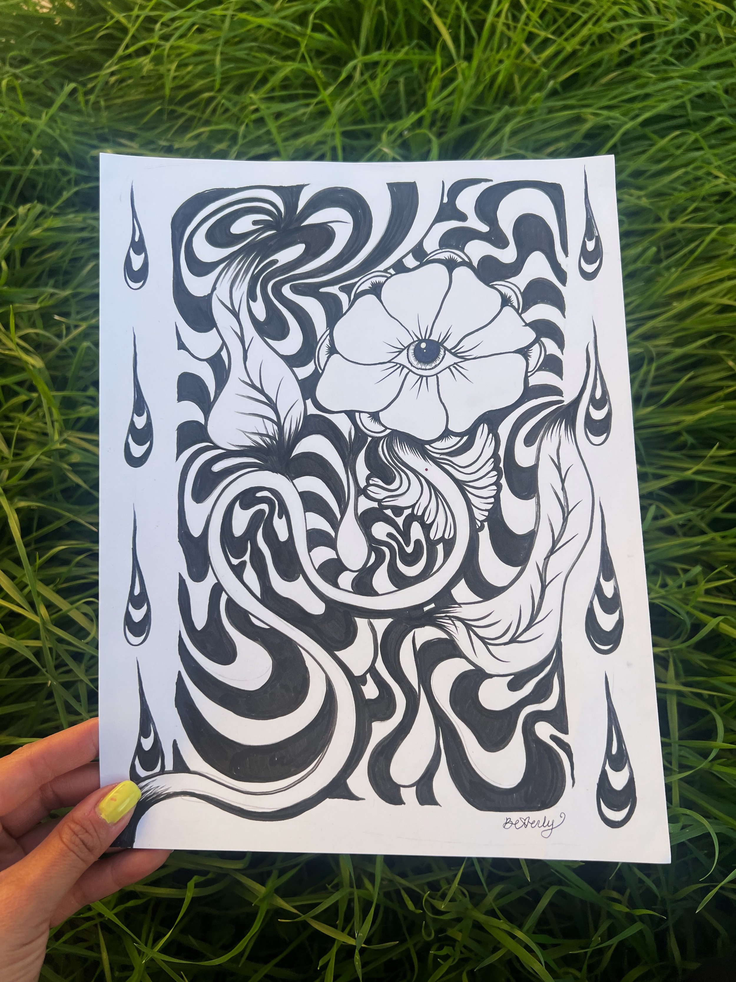 Flower Trance; 2024; Original Art