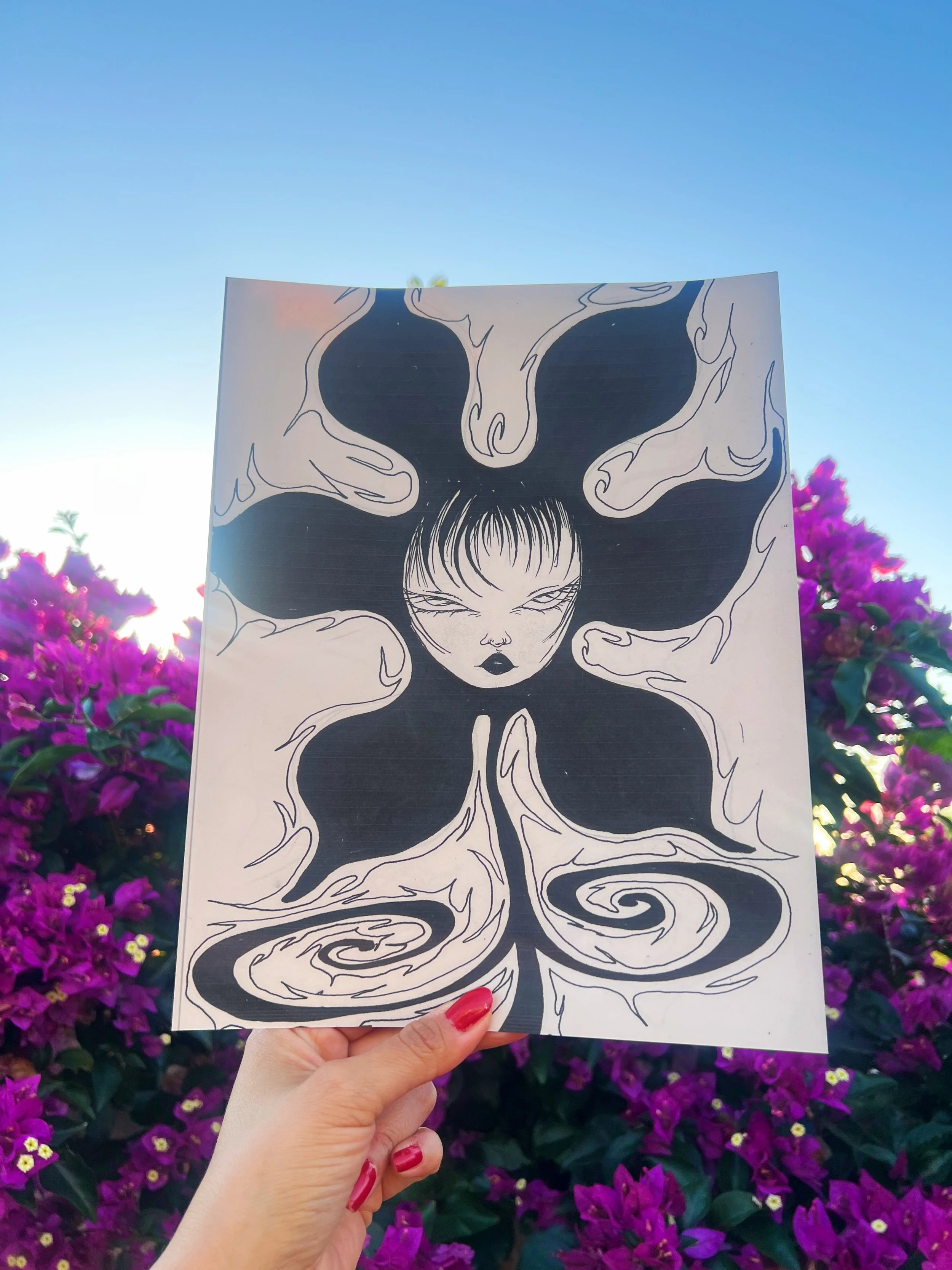Flower Girl; Print
