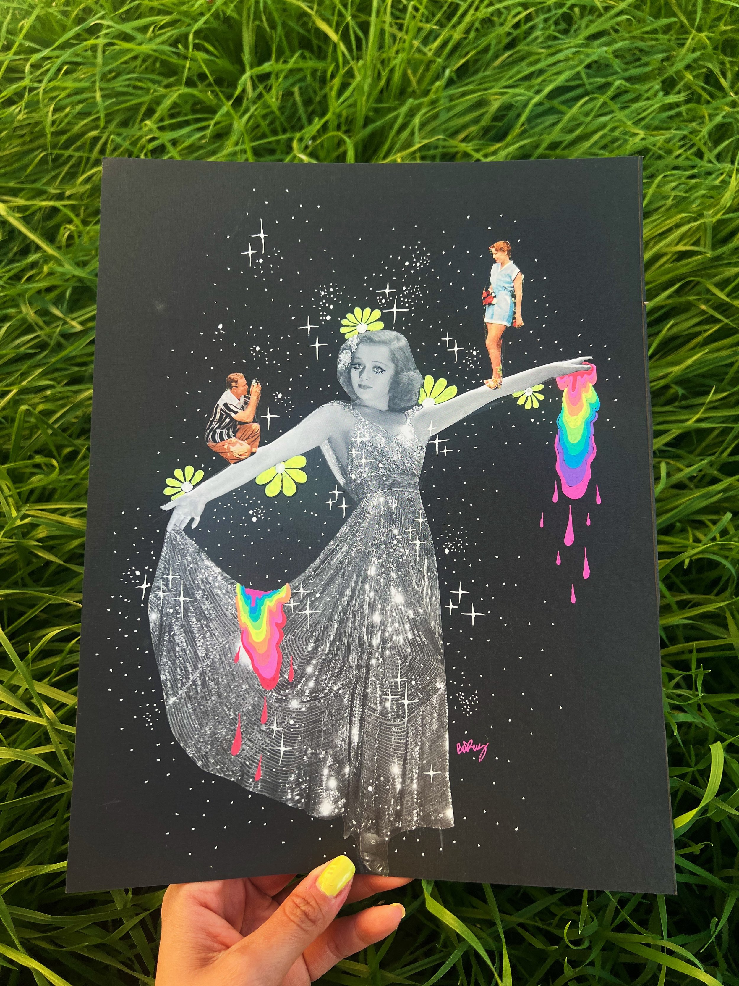 Rainbow Artist Collage; 2020; Original Art