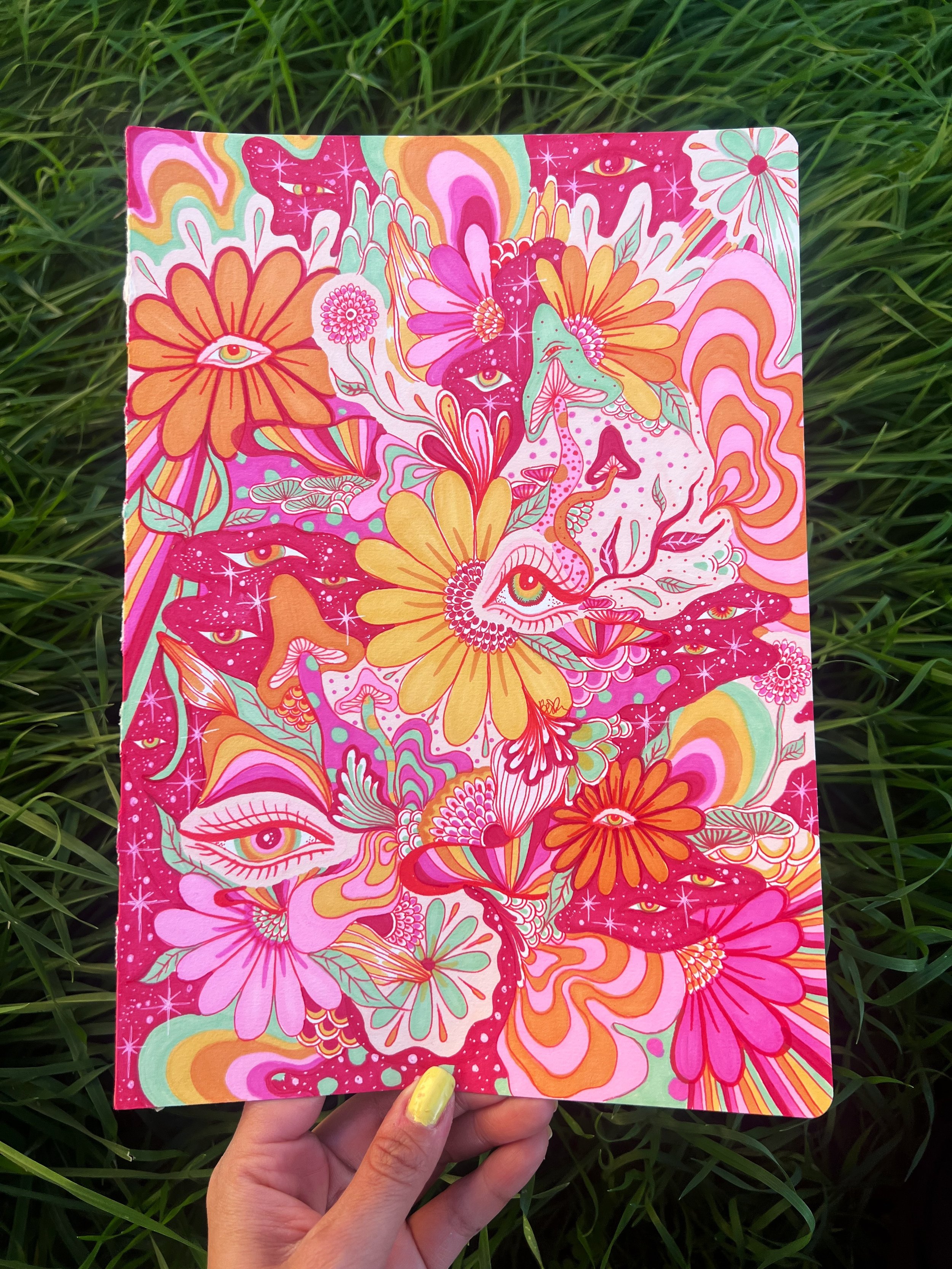 Fresh Pinks; 2021; Original Artwork