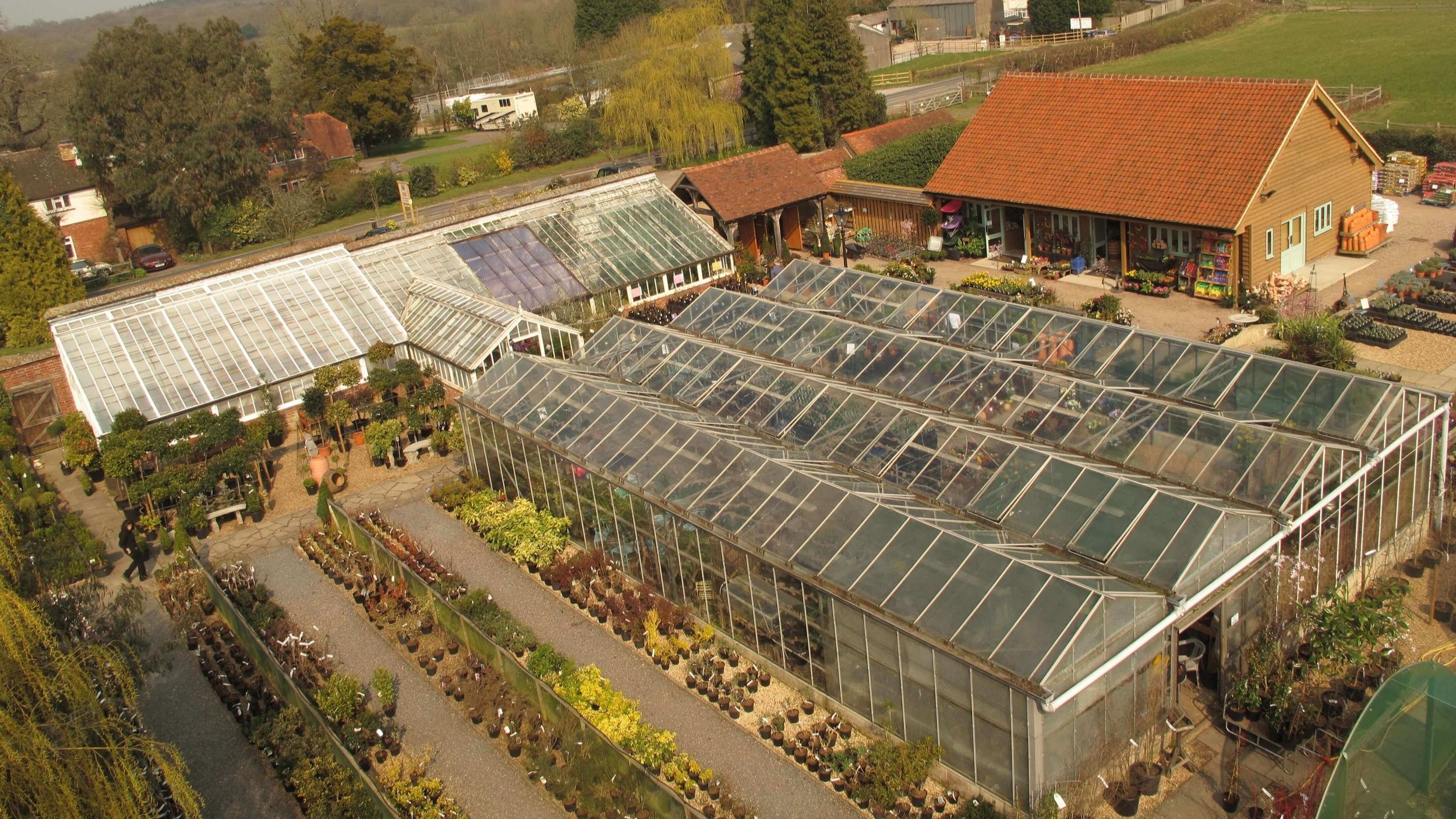 Aerial shot of the nursery from 2011