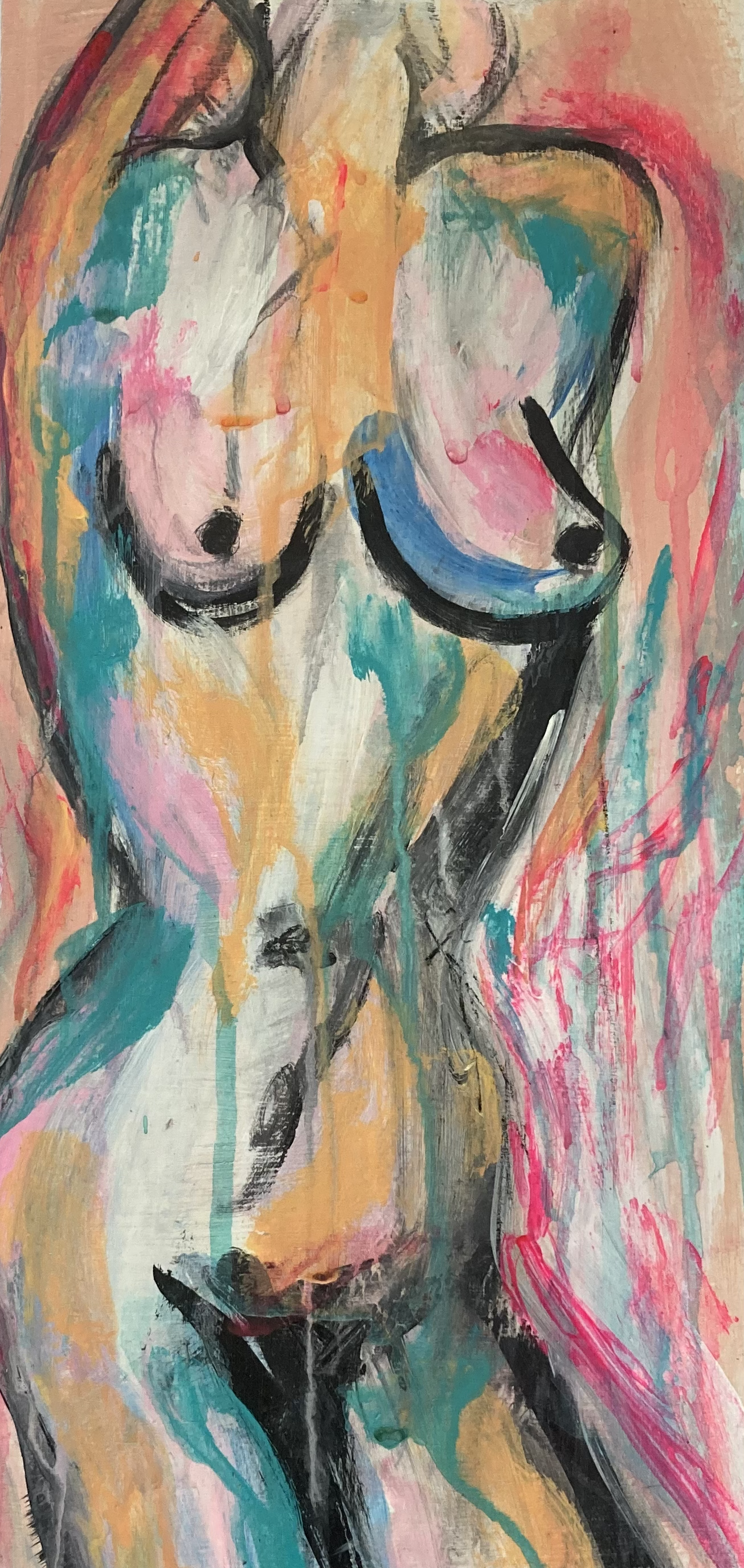 Nude 2. Print on 350g Somerset paper. 20cmx10cm aprox £30+ postage