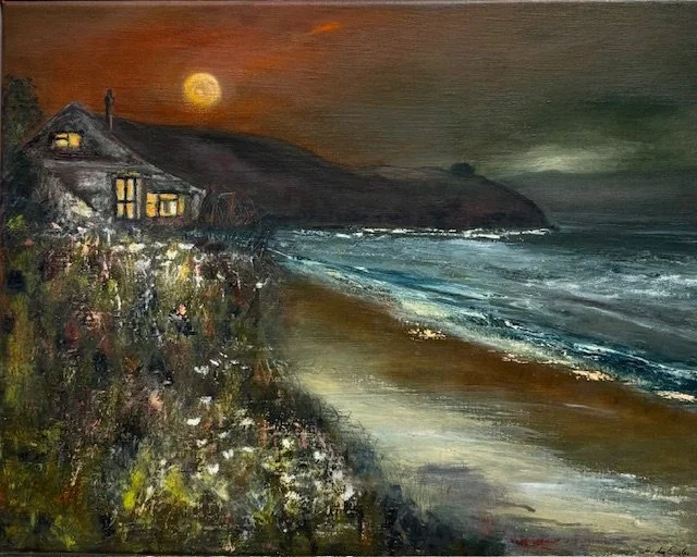 Morva. Oil on canvas in a St Ives frame