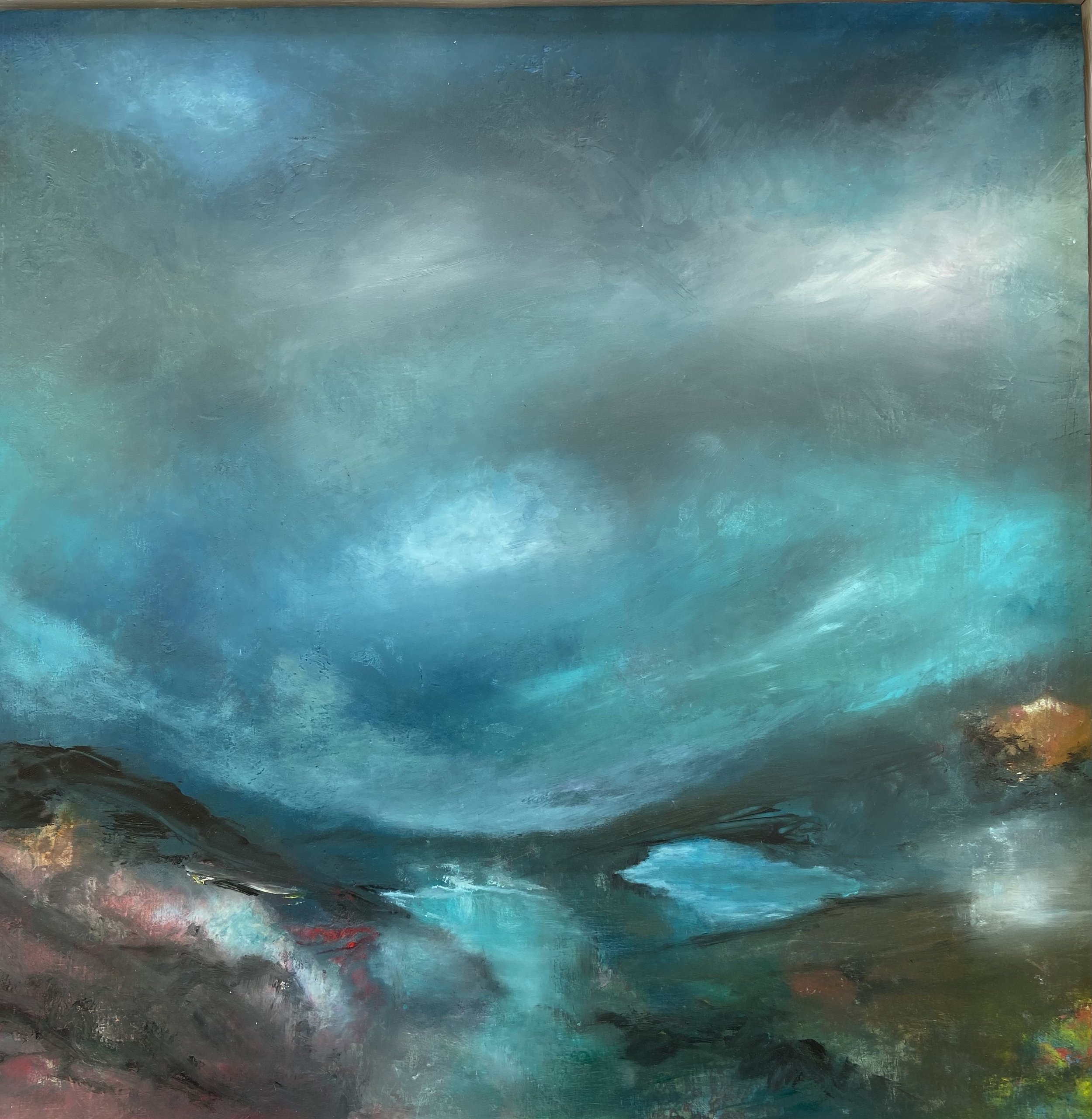 Quarry on the moor: Ltd edition 40cm x40cm £120