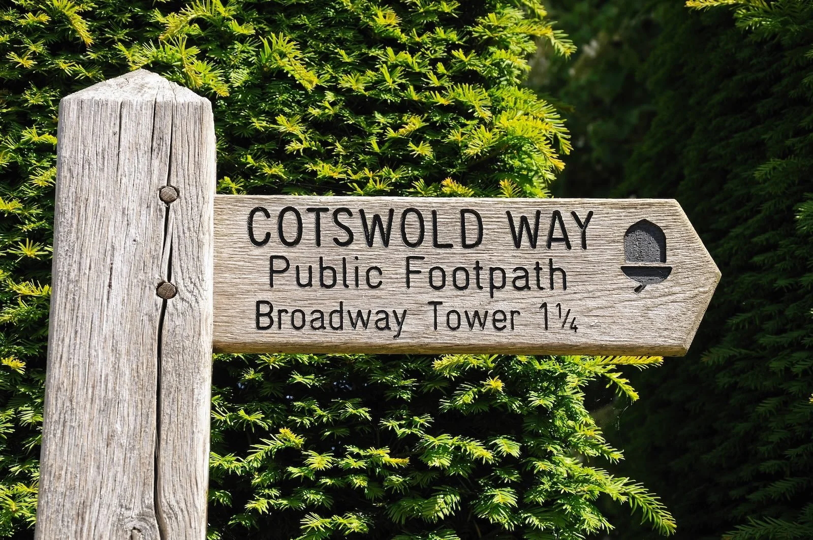 The Cotswold Way near Broadway, one of the Cotswolds’ most popular walking routes