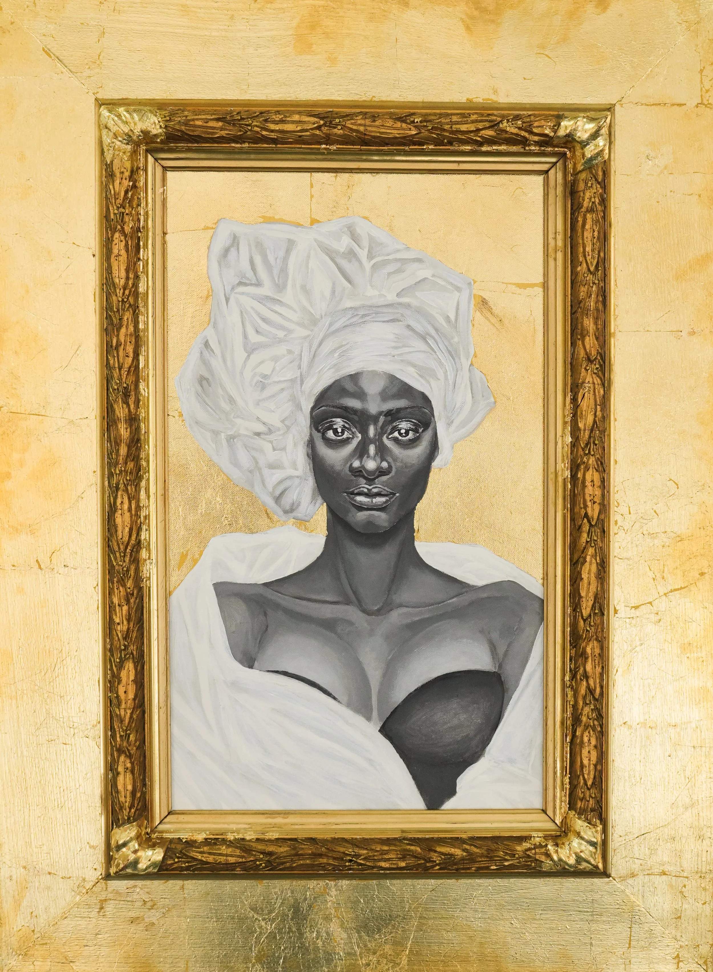 AWA

 63 CM X 85 CM

 Acrylique sur toile , feuilles dorées,

 CADRE EN BOIS
MOULURES REHAUSSÉES DE FEUILLES DORÉES


AWA
63 CM X 85 CM
Acrylic on canvas, gold leaf,

WOODEN FRAME
MOLDINGS HIGHLIGHTED WITH GOLD LEAF