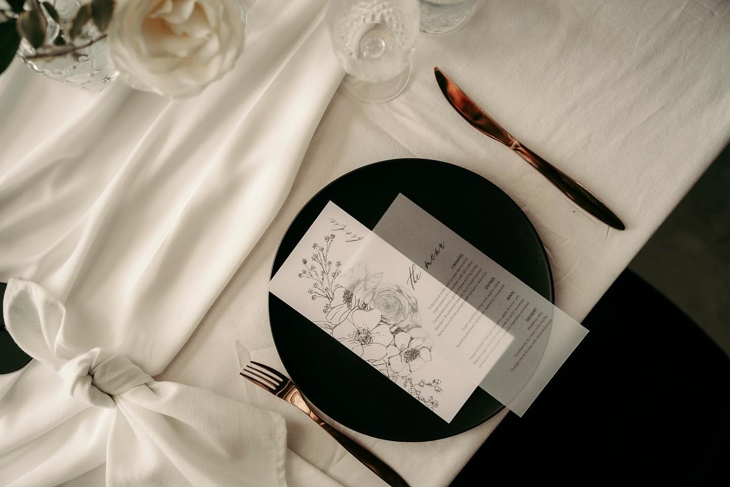 Black and white at weddings is a timeless classic. This chic color combo brings sophistication and elegance, creating a backdrop that will always be in style.

Stationery + Styling: @kscreativeco 
Florals: @thequirkybunch_ 
Photography: @_wanderingph