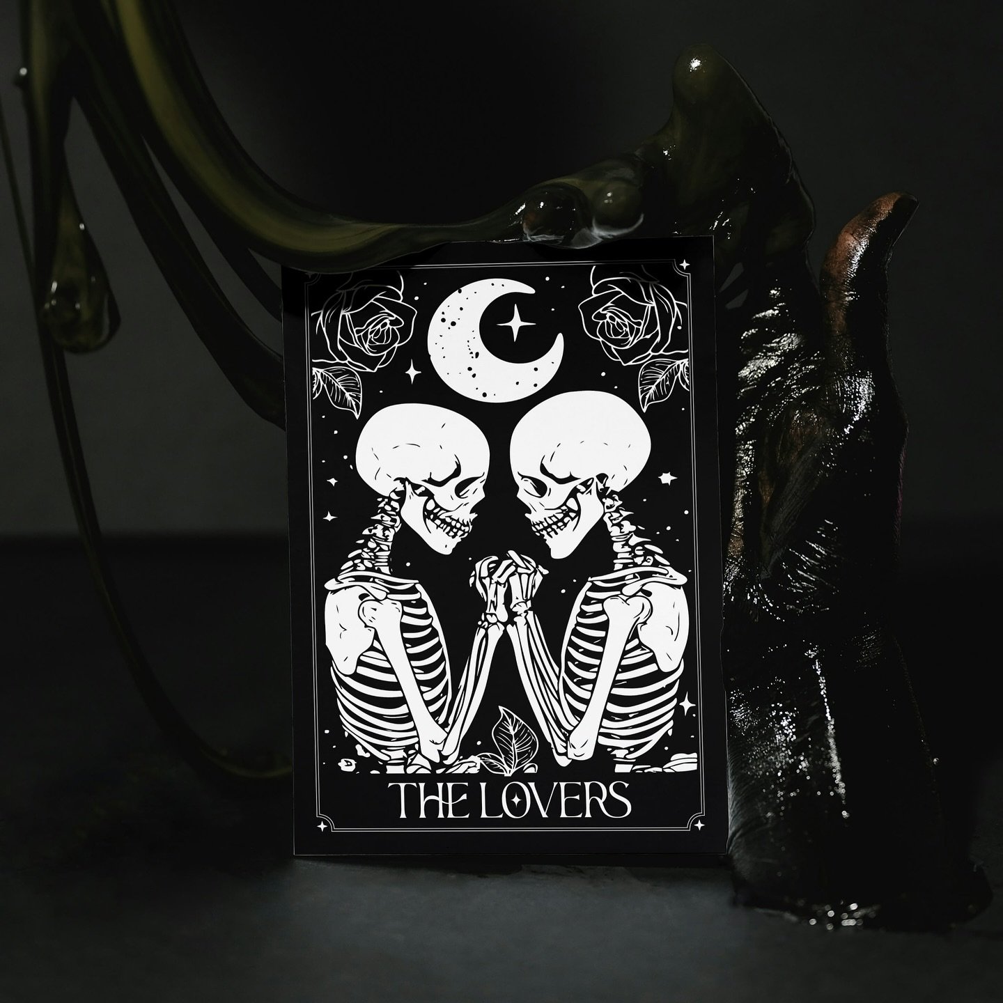 New Design Alert! ✨ Introducing our latest invitation design &ndash; a bold and mystical take on &ldquo;The Lovers.&rdquo; Perfect for couples looking to add a touch of gothic romance to their special day 💀🥀

#weddinginvitations #weddinginspo #goth