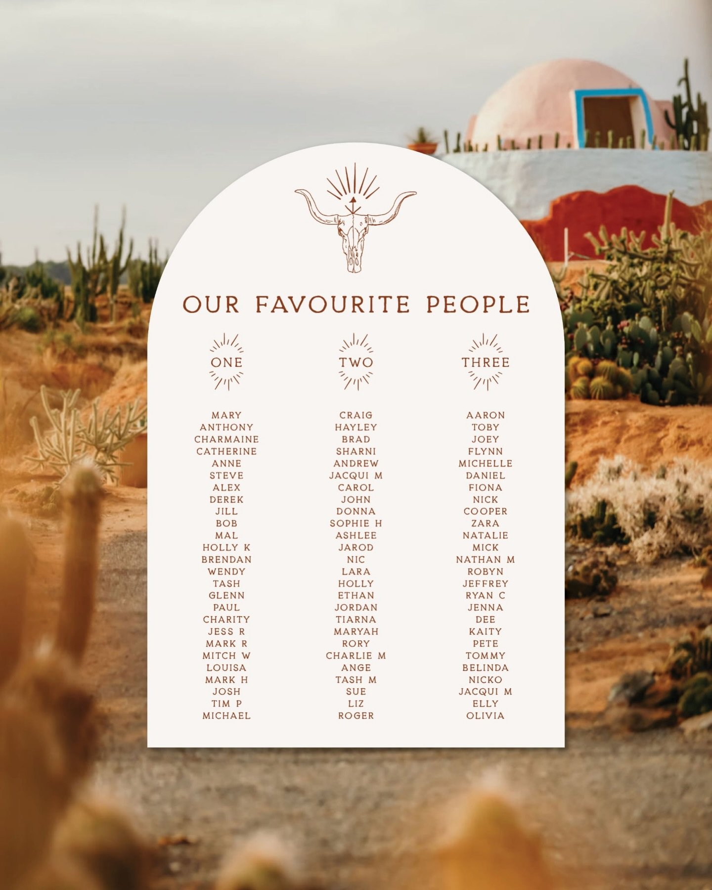 For the outlaws in love 🌵 

Inspired by desert skies, open roads and a love that doesn&rsquo;t follow the rules, this custom wedding stationery suite was designed for the untamed. 

Enquire for your custom wedding stationery.