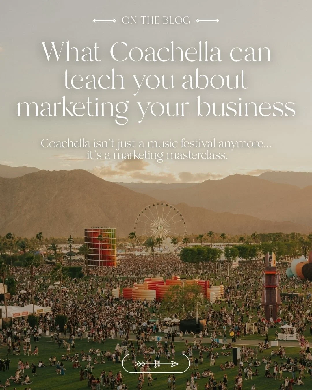 I spent the weekend at &ldquo;Couchella&rdquo; (from my couch 😅) but couldn&rsquo;t help looking at it through a marketing lens&hellip;

Because @coachella isn&rsquo;t just about music anymore - it&rsquo;s content, experiences and moments designed t