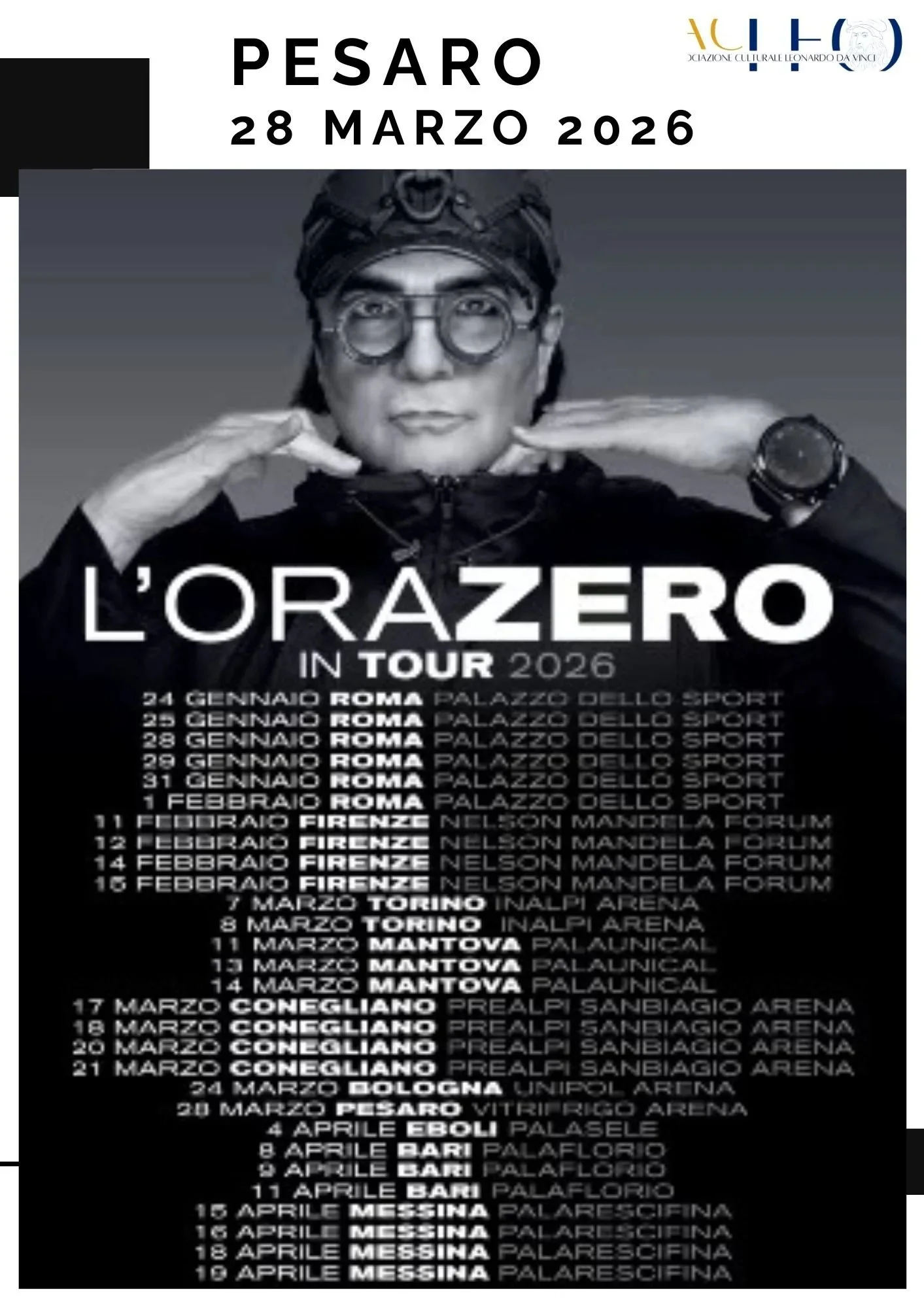 Renato Zero a Pesaro