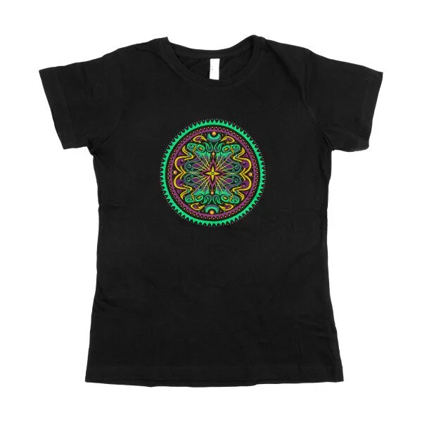 Ladies Black Quattro Dose T-Shirt