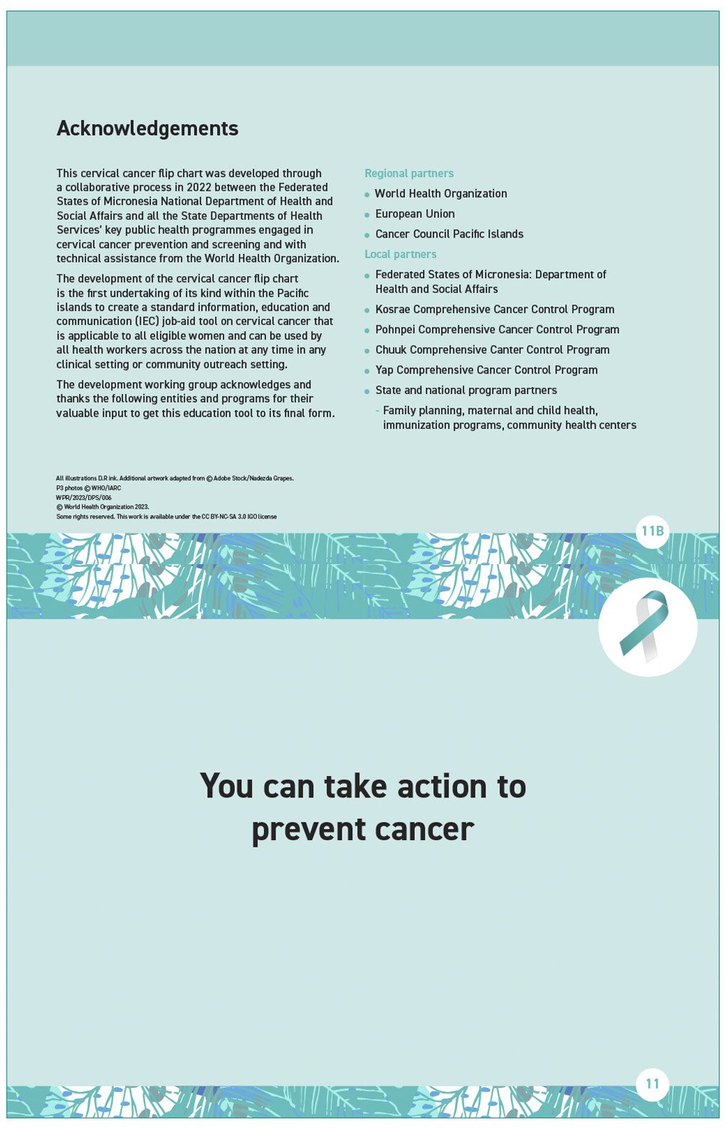 Cervical Cancer Flip Chart