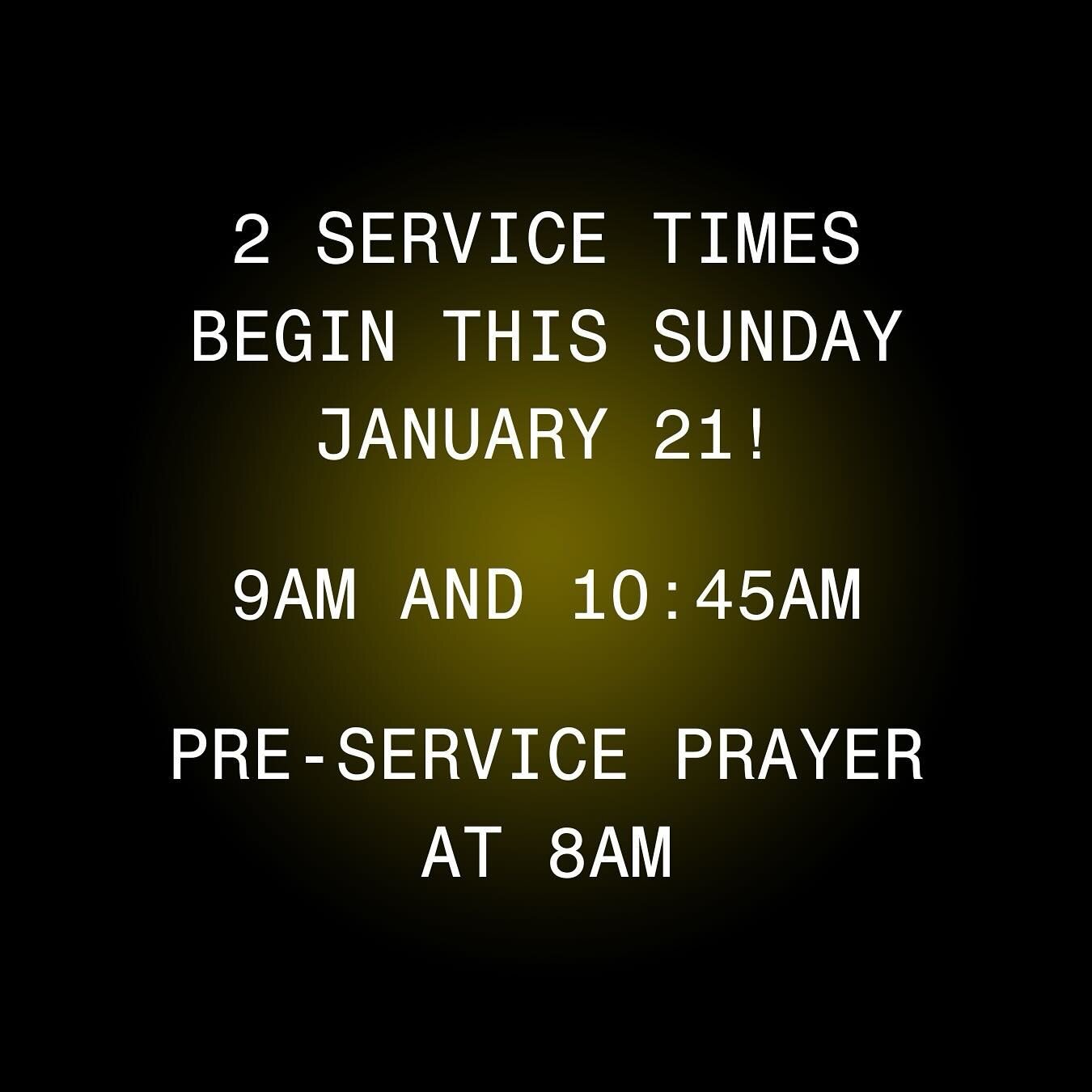 Two services launch this week at 9am and 10:45am. Pre-service prayer will be at 8am. We have such expectancy&nbsp;for the ways God is going to move in and through the people of Bright City as we create more space to see&nbsp;the light, be&nbsp;the li