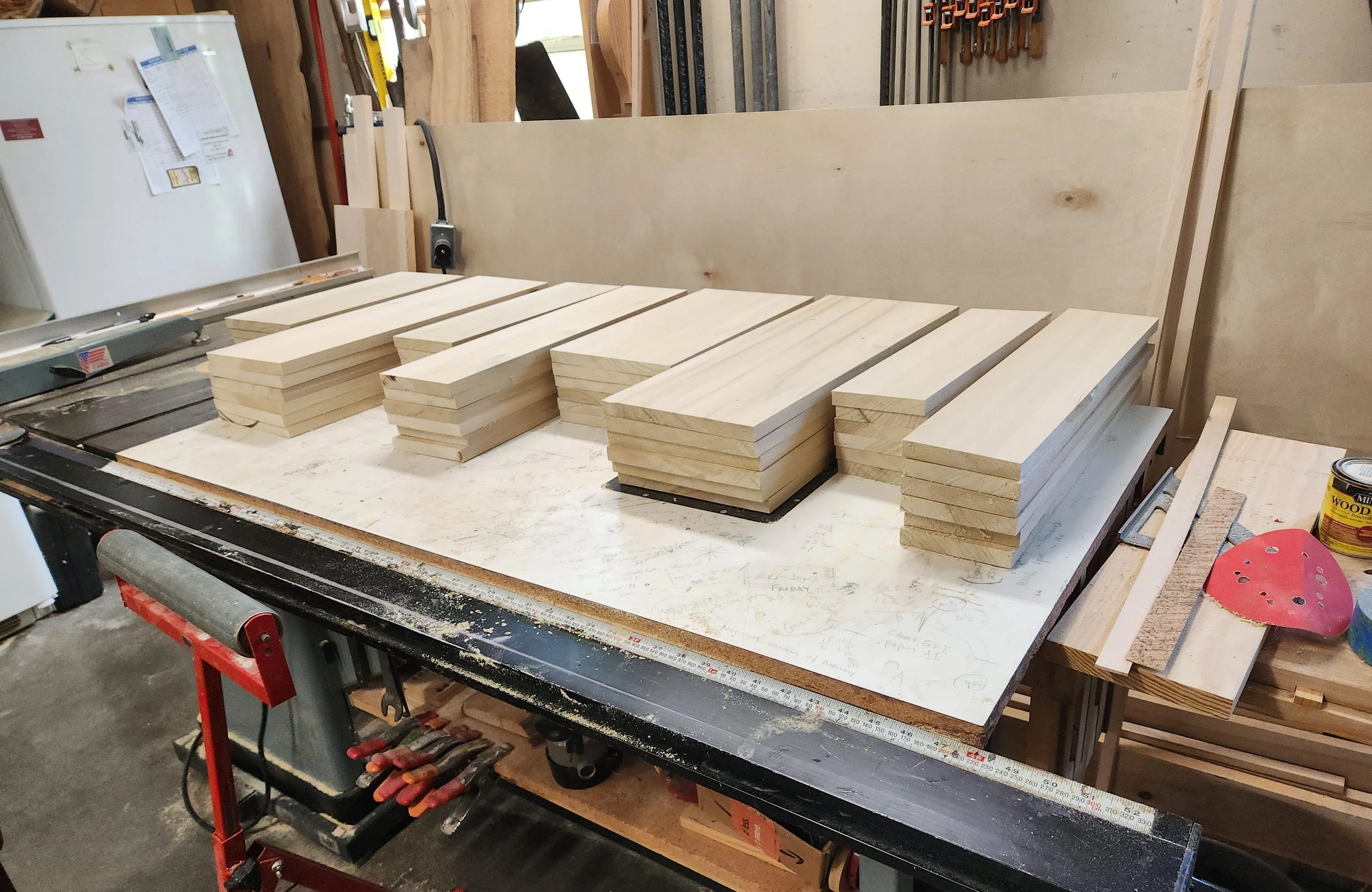 Thicknessing completed