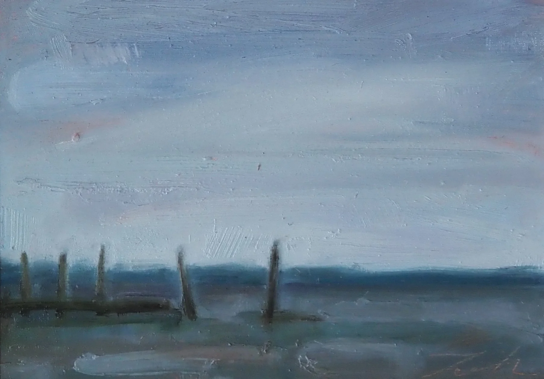 Gentle (Plein Air). 5x7. Oil on Panel, 2025