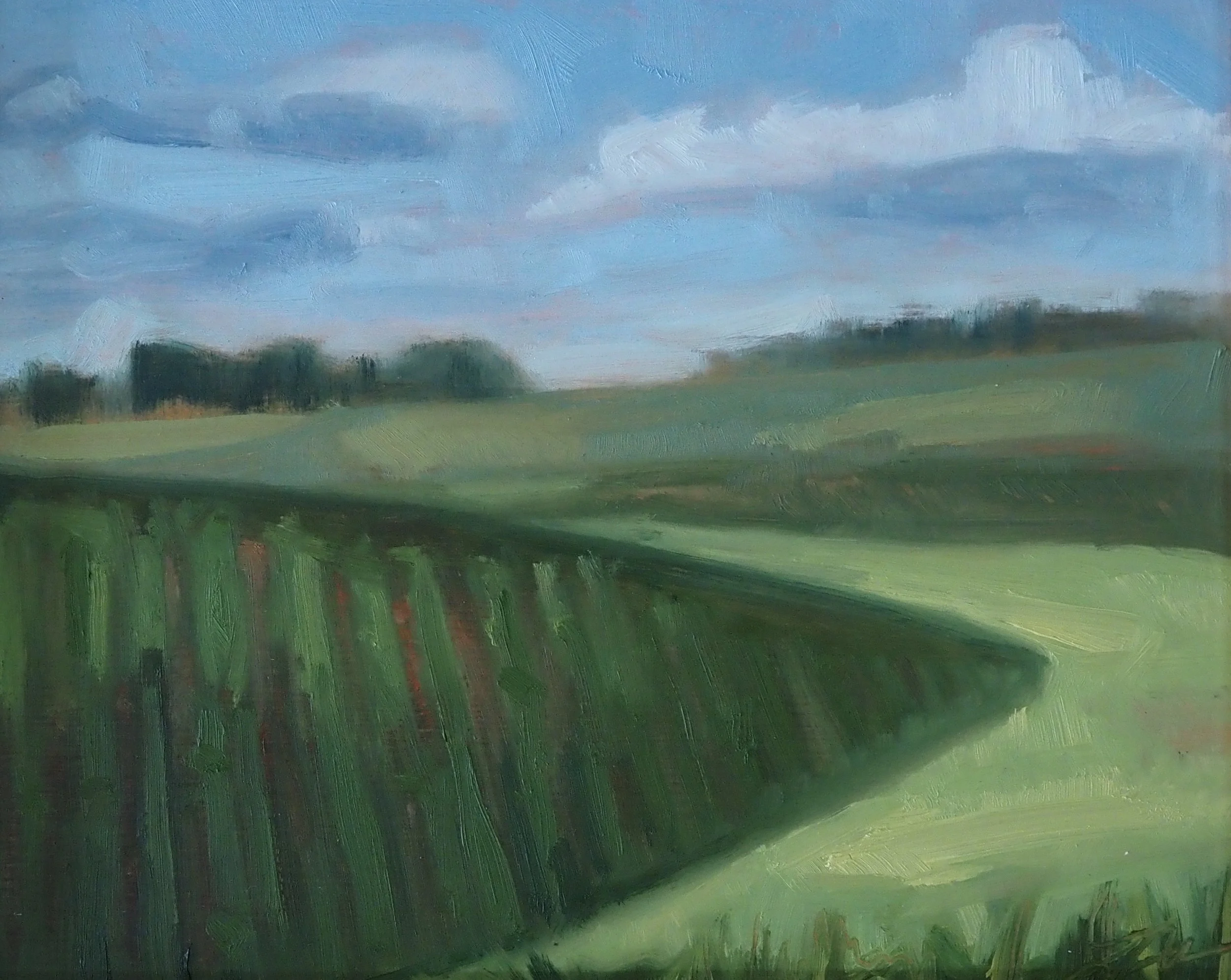 Beyond (Plein Air). 8x10. Oil on Panel, 2026