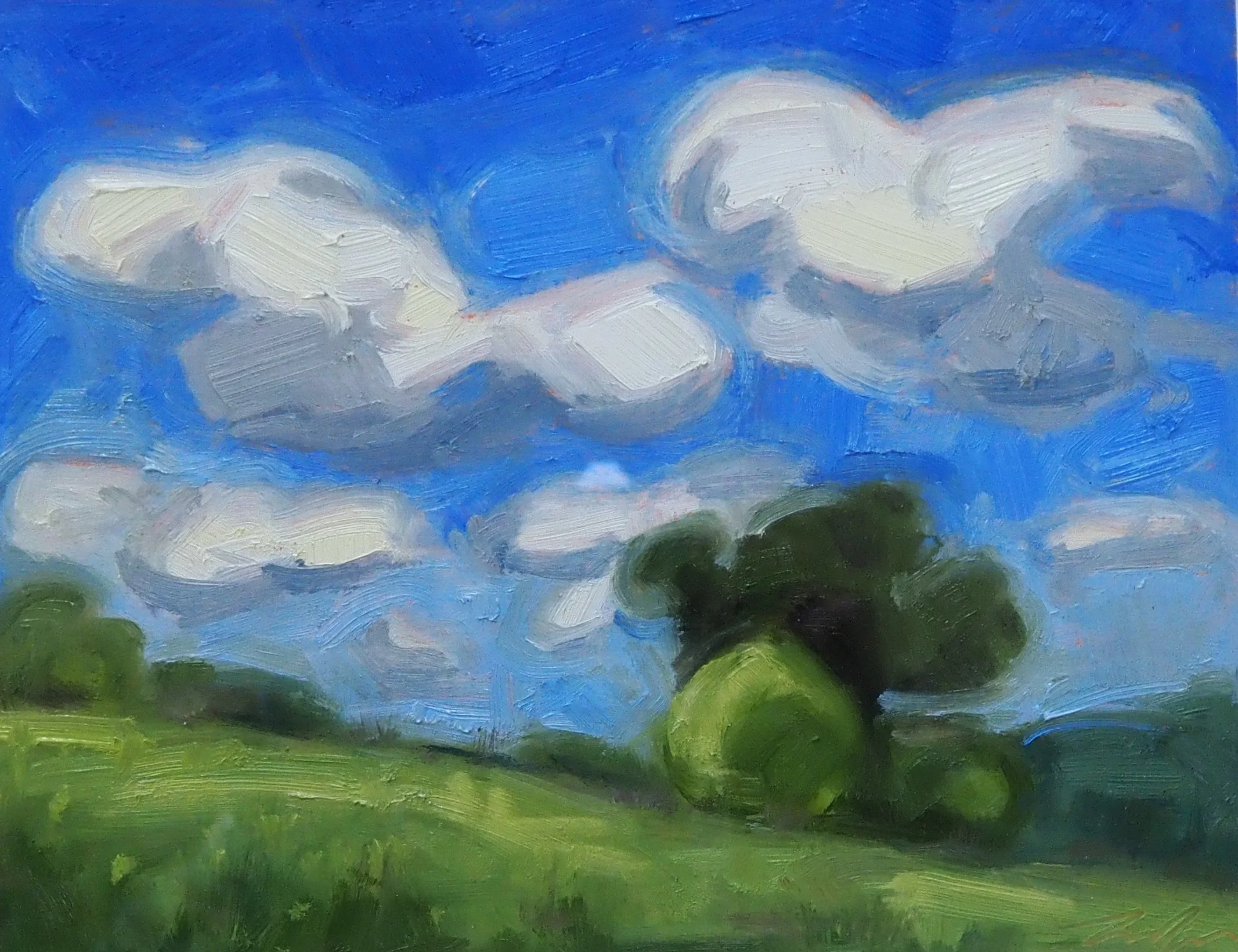 Tamarak Nature Center (Plein Air). 8x10. Oil on Panel, 2025 