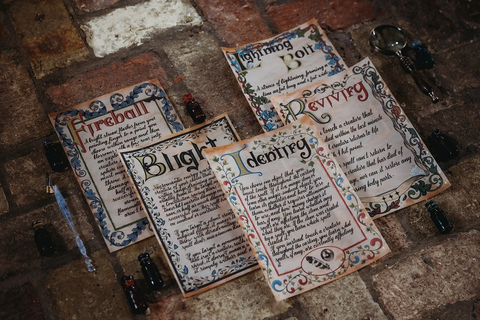 DnD Spell Scroll print - Wish — Alderdoodle - DnD Accessories