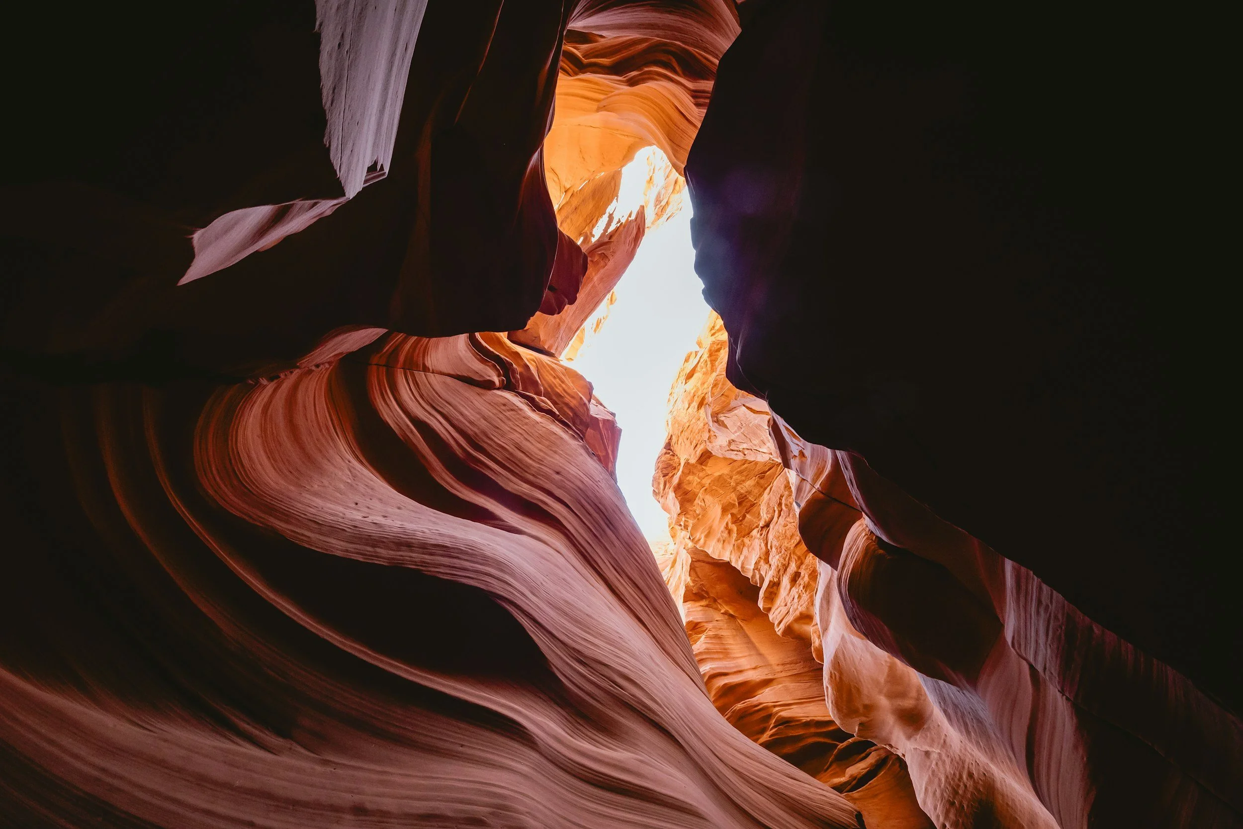 natural passageway of earth and stone