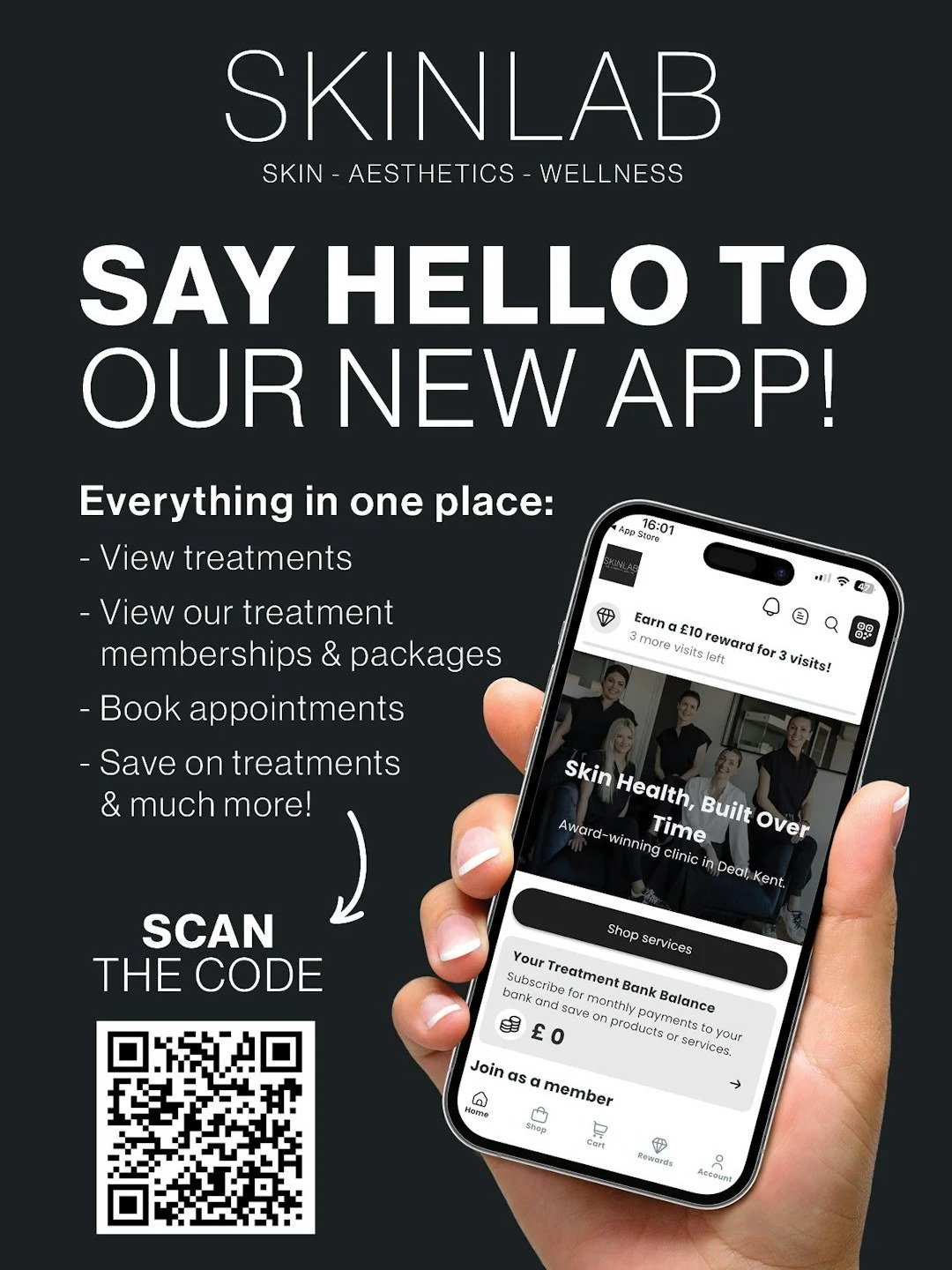 Introducing the new [skinlab app]