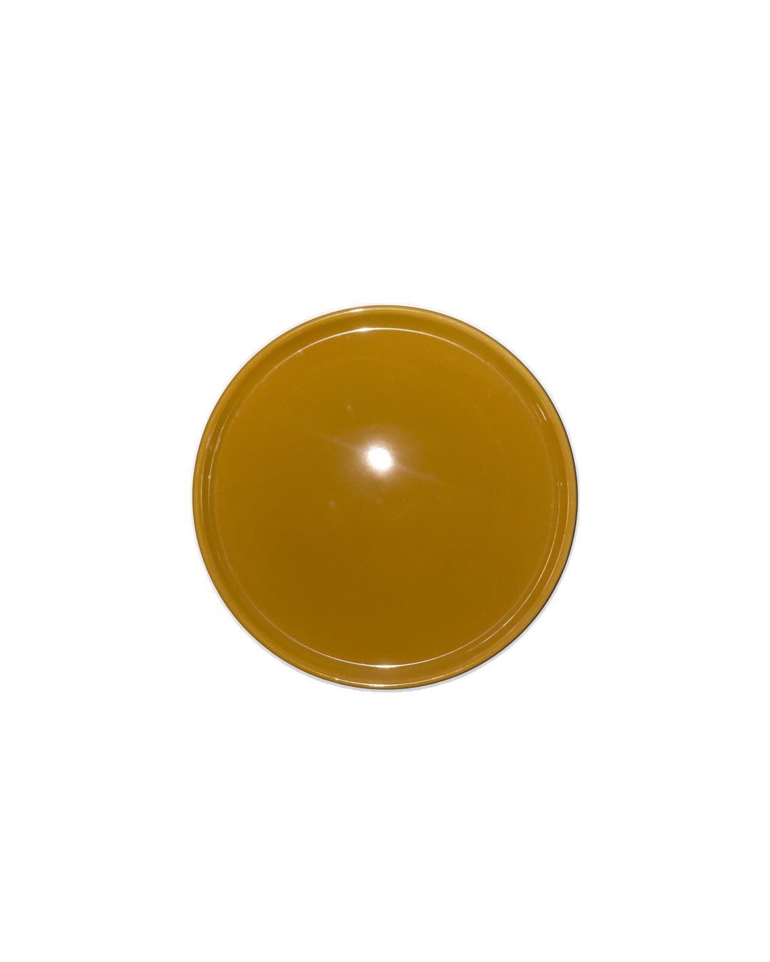 6 grandes assiettes orange