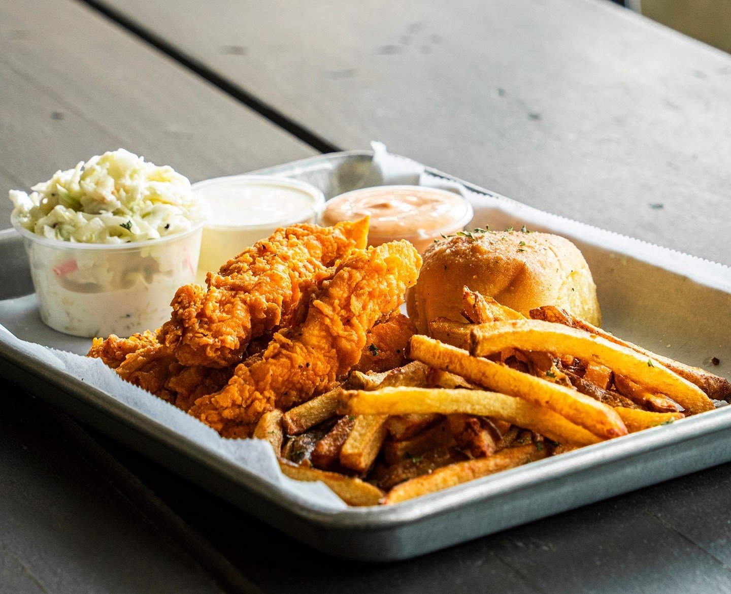 Simple, fresh and quality ingredients. A good chicken tender doesn't have to be complicated, but it does have to be crunchy and juicy. 

.

.

.

#JustChicken #TenderLover #chickentenders #tenders #614living #614eats #614foodie #foodie #FoodForThough