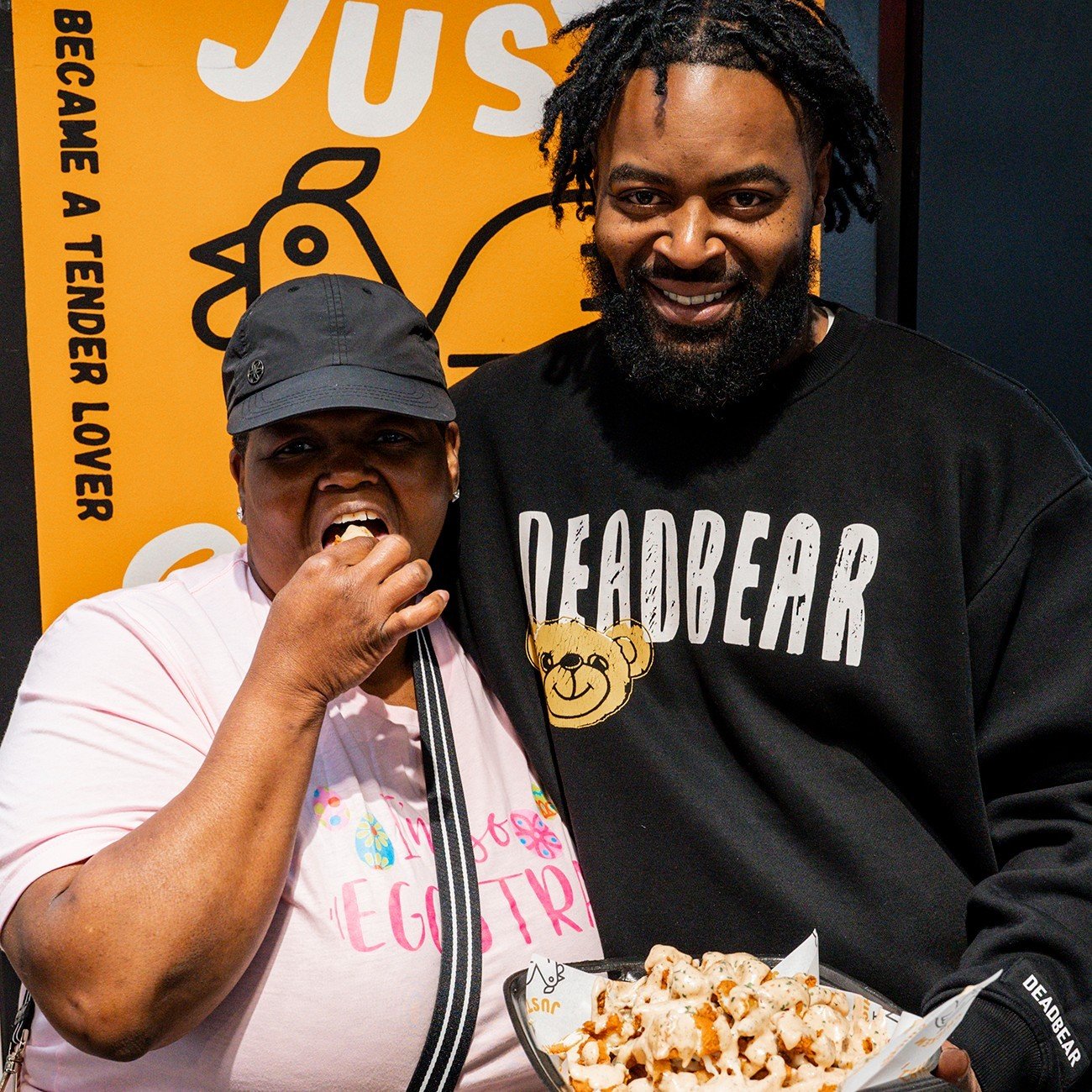It's all about bringing friends and families together to enjoy a CRUNCHY, JUICY MEAL!

We love seeing old friends reconnect and start new traditions at Just Chicken. Who's that somebody you've been meaning to hit up? Here's your reminder. Have them m