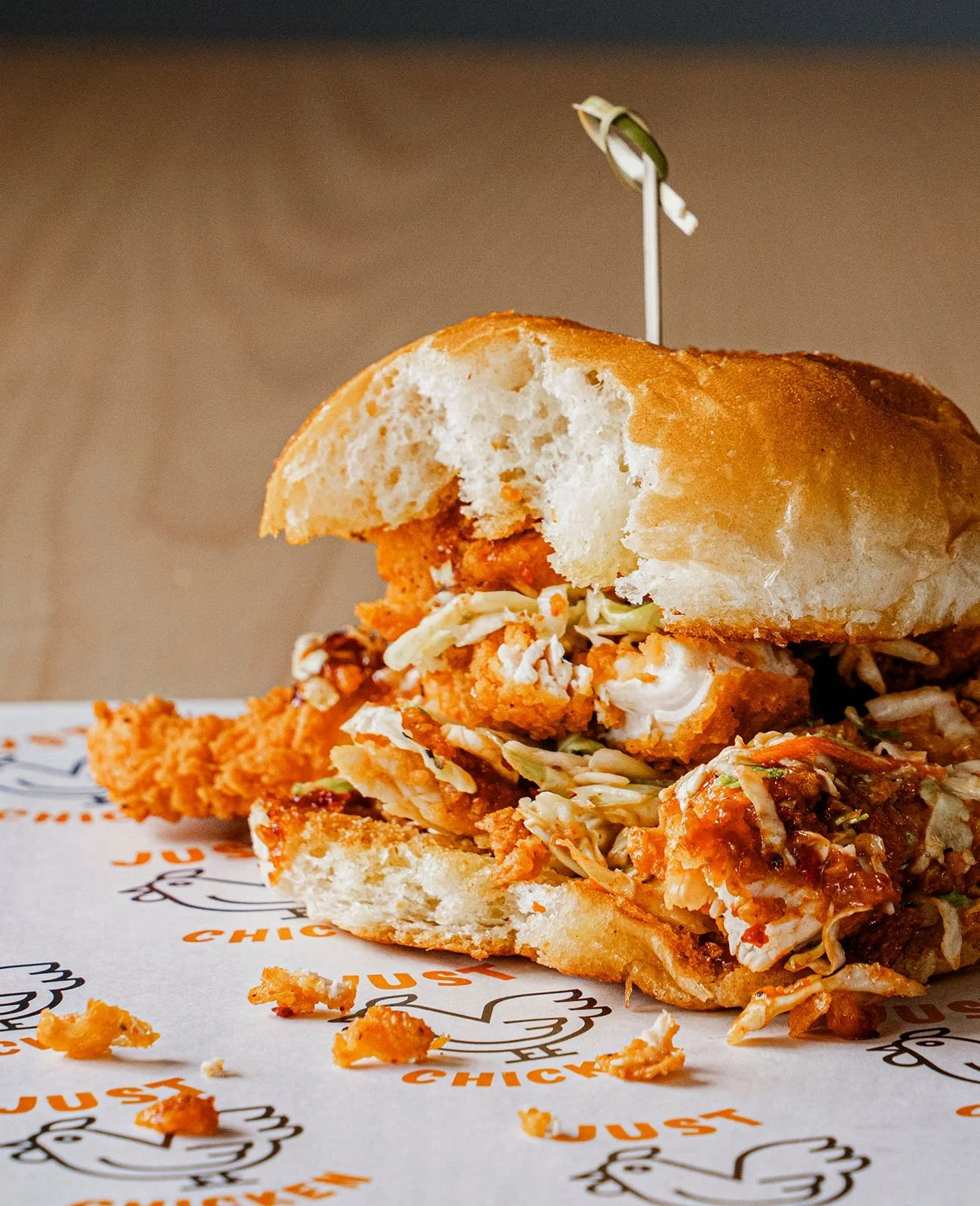 That Just Chicken sandwich on a #FriedChickenFriday? Yeah&hellip; it hits different. 😮💨
Take the hint&mdash;come grab yours. 

#JustChicken #FreshEats #TenderLover #614eats #foodie #eastmarket #cbuseats #ingrandview #charlotte #clteats #cltfood #bo