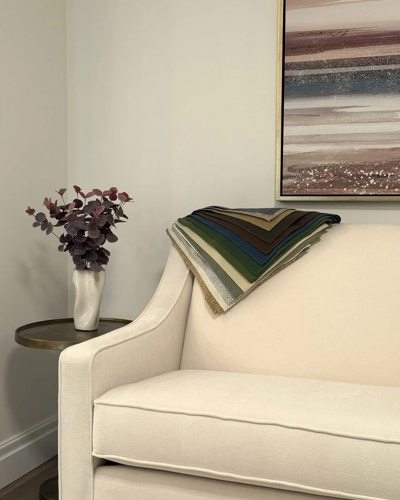 Canadian Made. Endless Possibilities.
Why settle for one shade when your space deserves a palette? Our made-to-order pieces come in an array of custom colours &mdash; from soft, timeless neutrals to bold, statement hues &mdash; all tailored to your s