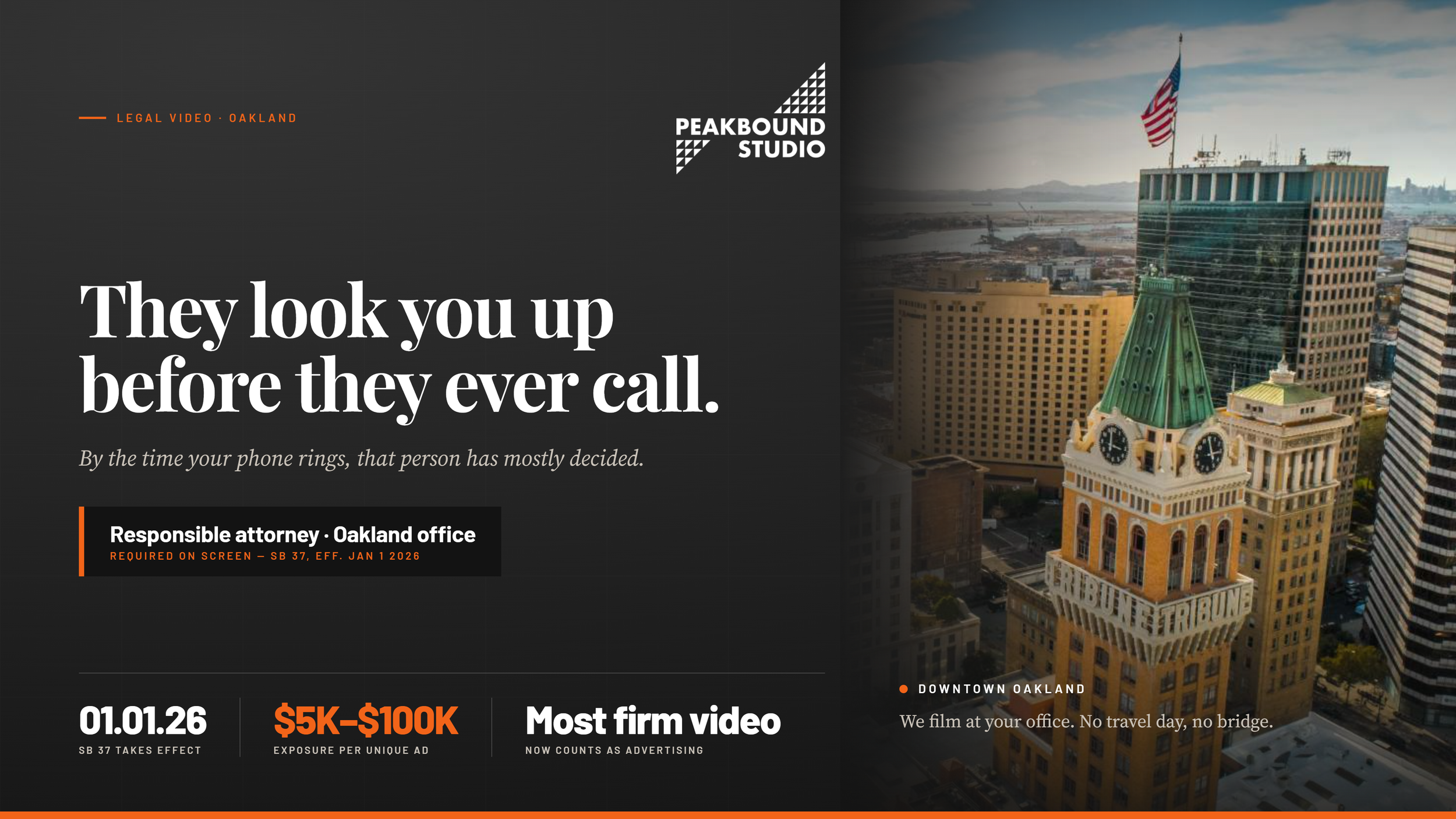 How Can Law Firms in Oakland Use Video to Build Trust Before the First Call