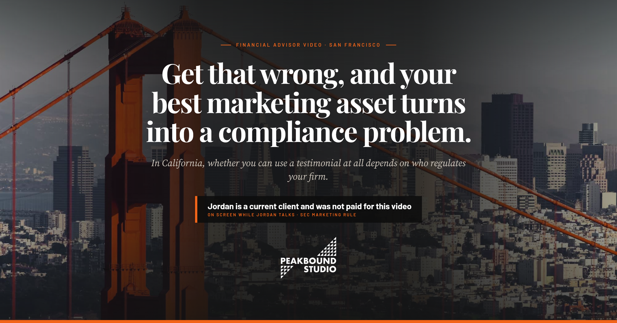 How Can Financial Advisors in San Francisco Use Client Testimonial Videos to Build Trust?