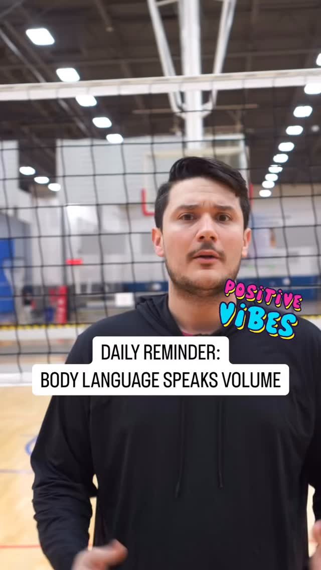 • It’s not always about being the best….its the energy you radiate. Is it positive?
#thevolleyballcoach