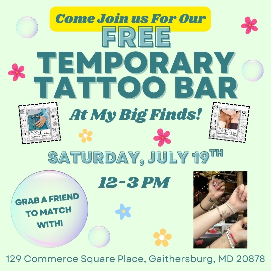 Free Temporary Tattoo Bar