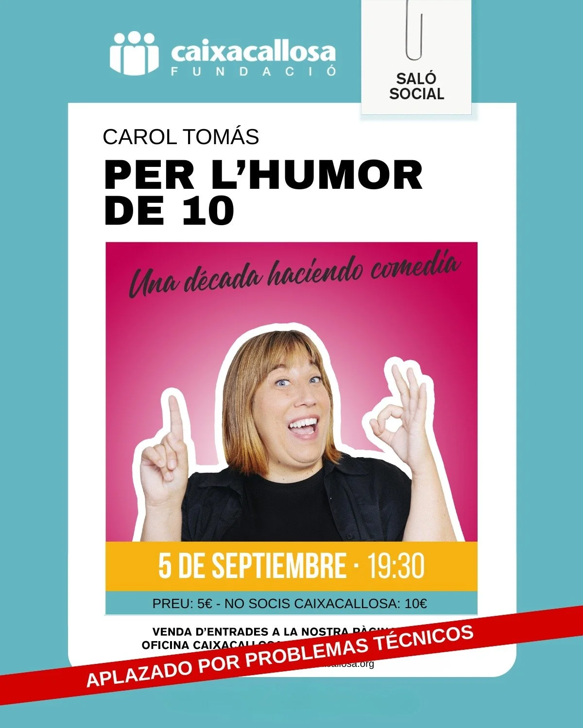 CAROL TOMÁS - PER L'HUMOR DE 10