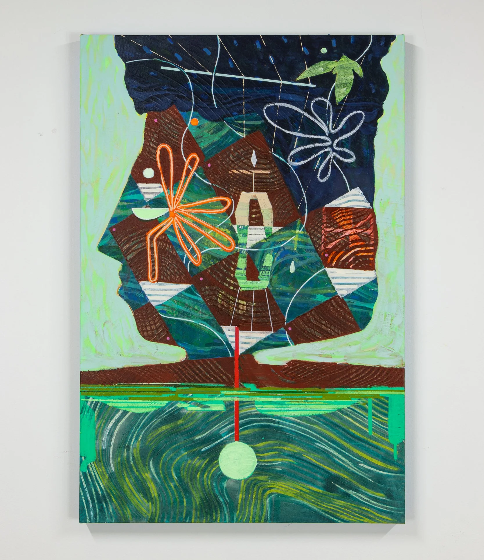 The Four Winds Bar II, Painting by Vick Naresh