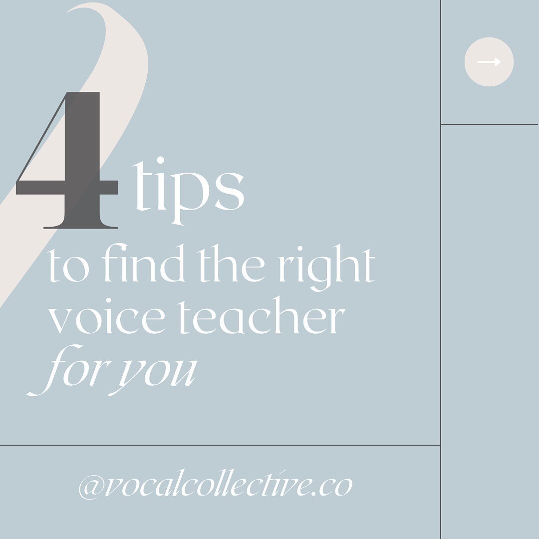 We know it can be scary trying to find a voice teacher!  So here are a few things to consider when you start your search! 

✨ Know what you're looking for! Are you prepping for an audition or is singing on your bucket list? Knowing your current level