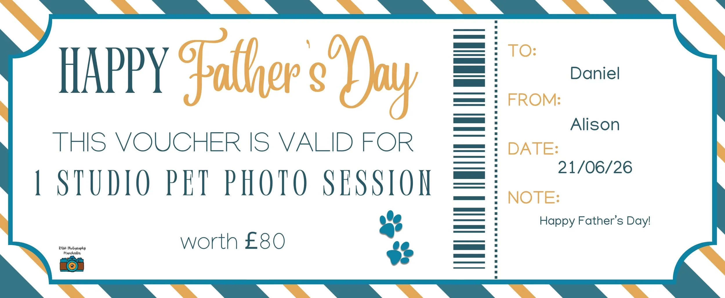 FATHERS DAY gift voucher - PET STUDIO session - sample.jpg