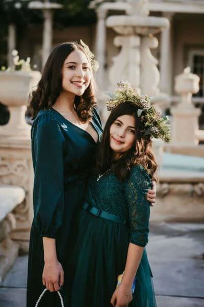 Flower Girl and Bridesmaid